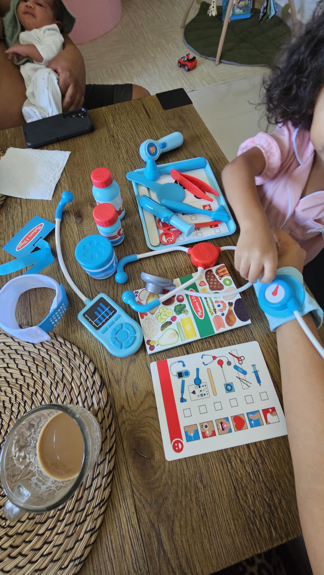 Melissa & Doug Get Well Doctor Kit, 25-Piece Toddler Doctor Play Set, Realistic Pretend Play Toys & Accessories, Preschool Toys for Girls & Boys Ages 3+ customer photo 2