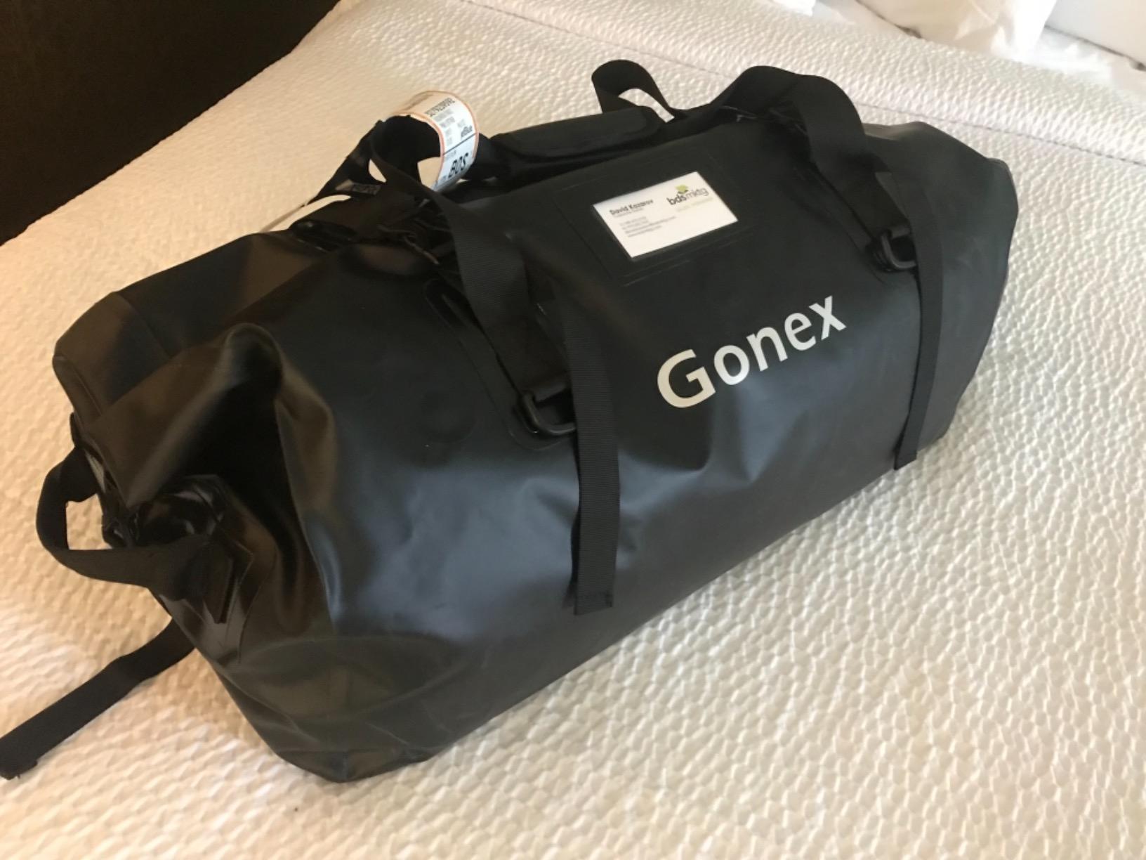 Gonex Waterproof Duffel Bag, 40L/60L/80L Roll-Top Travel Kayaking Dry Bag customer photo 1