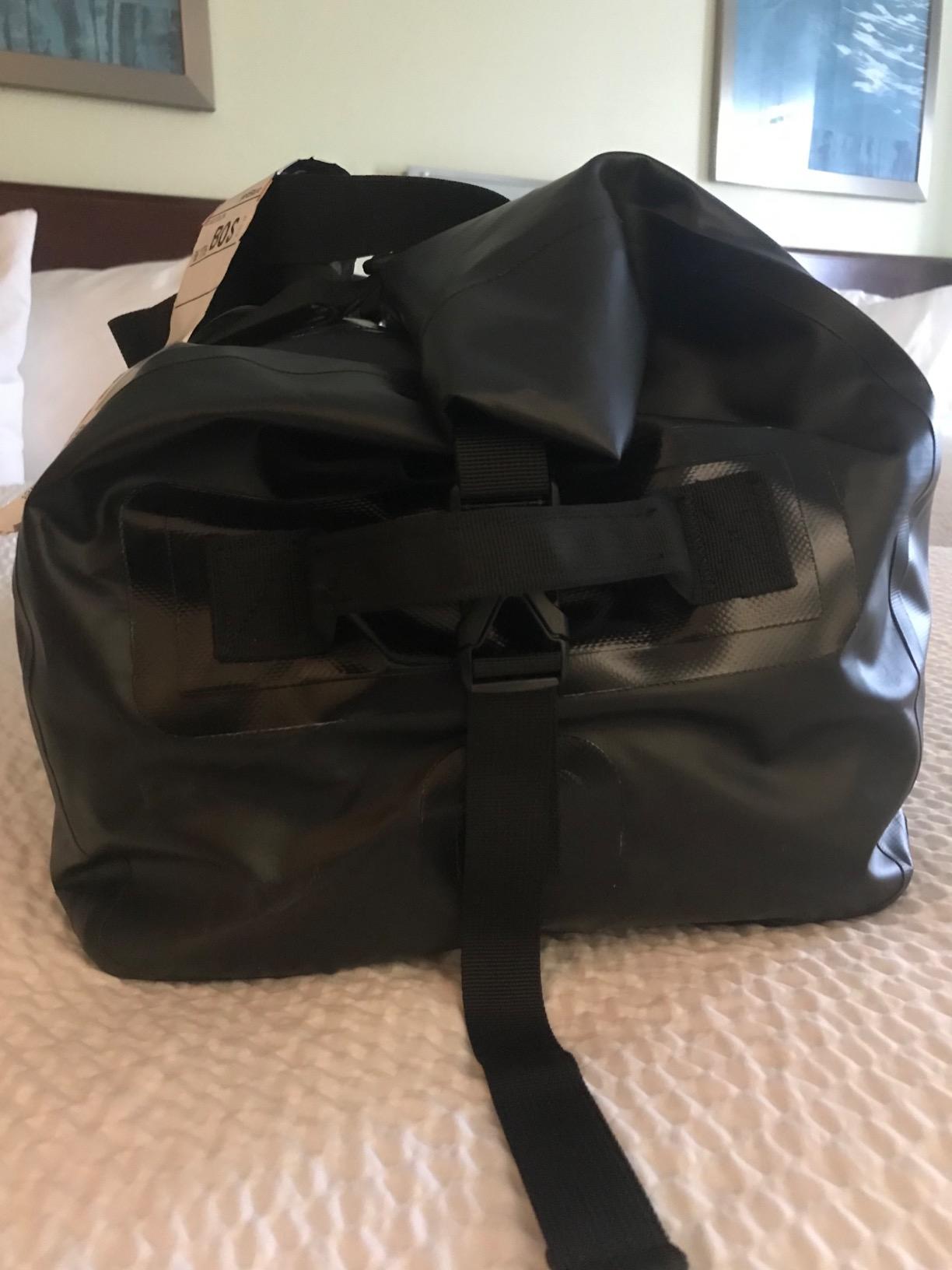 Gonex Waterproof Duffel Bag, 40L/60L/80L Roll-Top Travel Kayaking Dry Bag customer photo 2