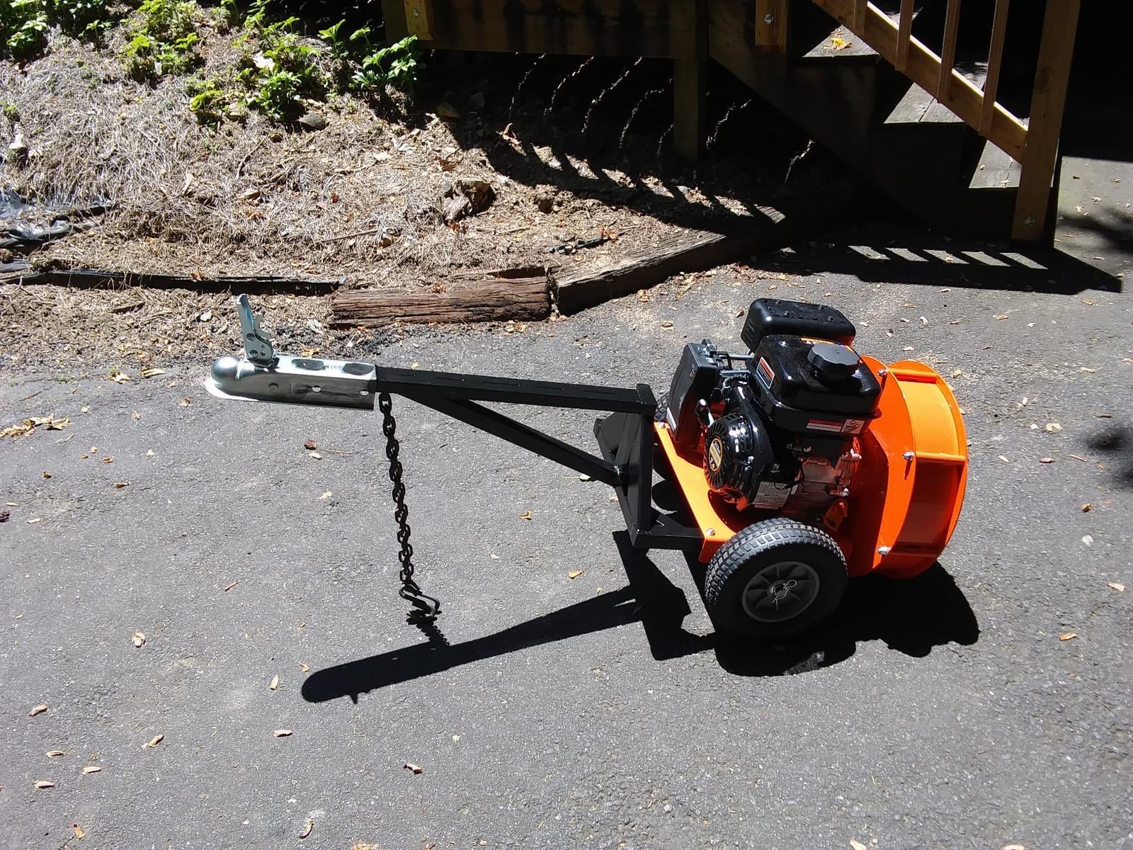 SuperHandy Walk Behind Leaf Blower, Wheeled Manual-Propelled, 7HP 209cc, 4 Stroke, Wind Force of 150 MPH / 1270 CFM at 3600RPM customer photo 1