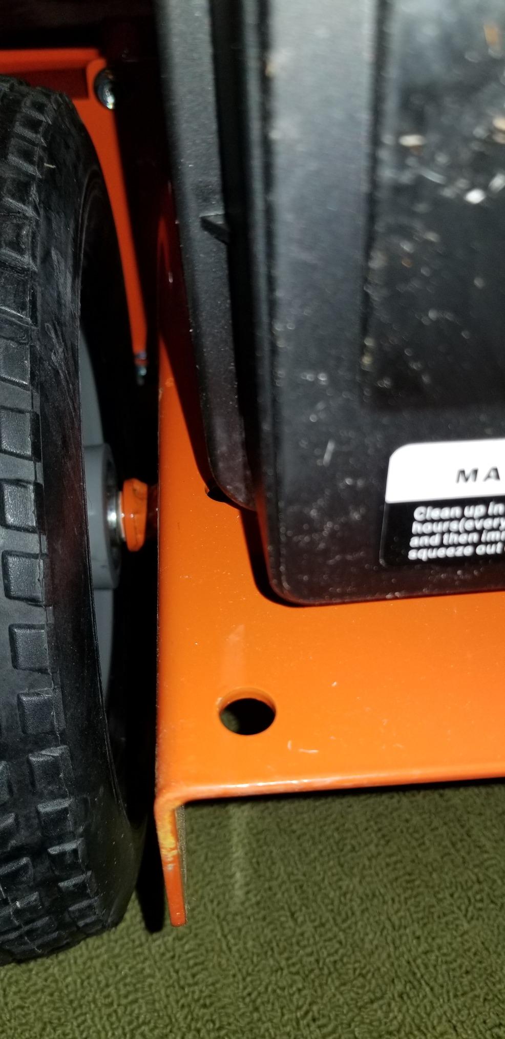 SuperHandy Walk Behind Leaf Blower, Wheeled Manual-Propelled, 7HP 209cc, 4 Stroke, Wind Force of 150 MPH / 1270 CFM at 3600RPM customer photo 2