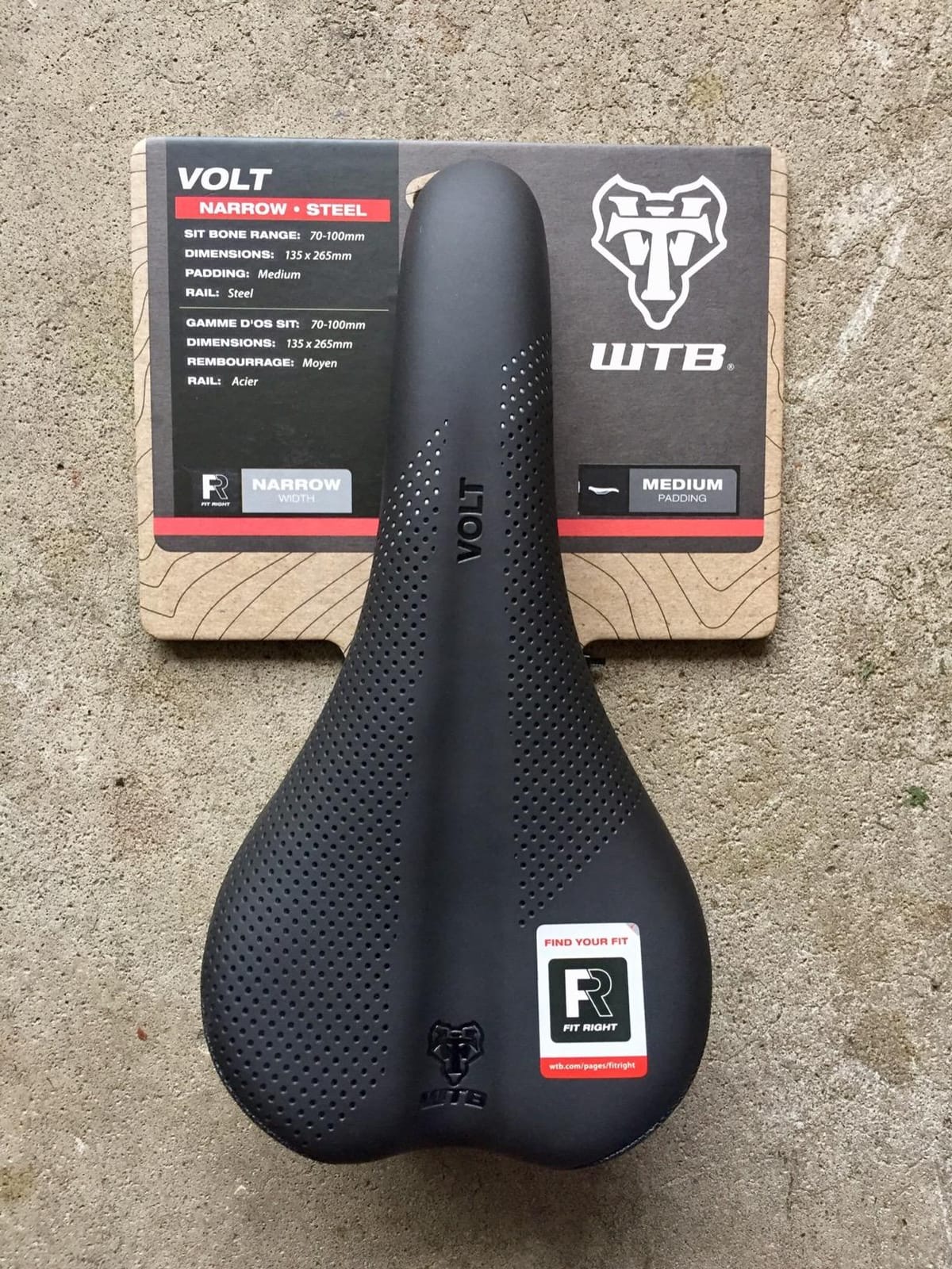WTB Volt Bike Seat (Saddle) - Comfortable Medium Thickness Padding - Mountain, Gravel & E-Bikes customer photo 1