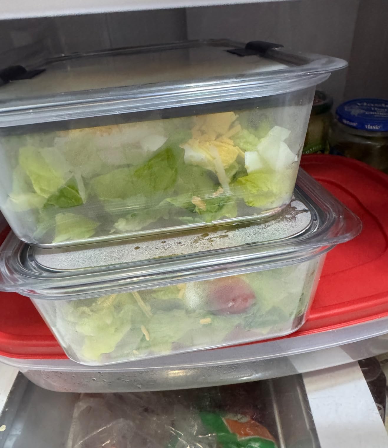 Brilliance Food Storage Containers, 14 Piece Plastic Containers with Lids, BPA-Free, Leak Proof, Clear customer photo 1