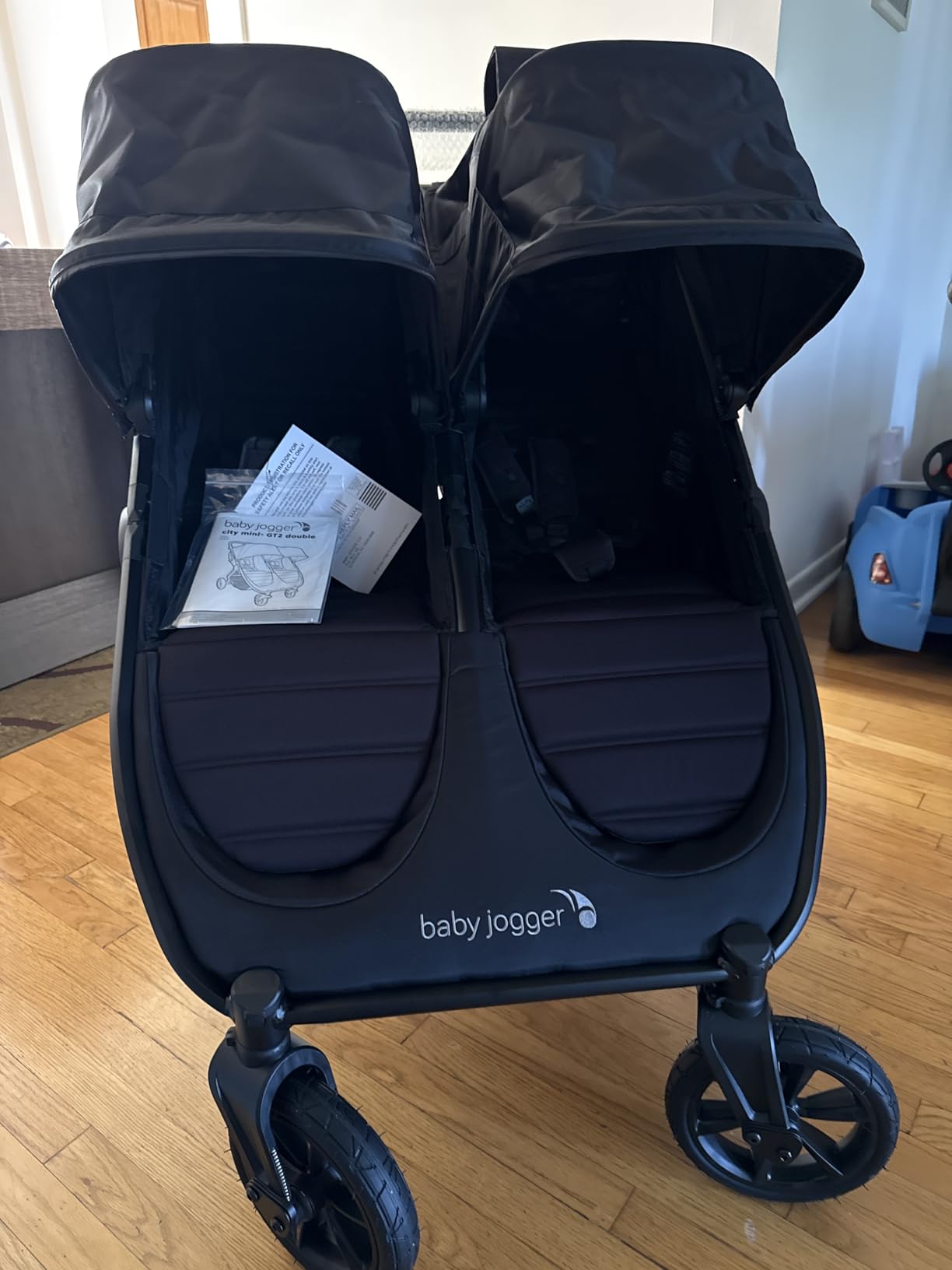 Baby Jogger City Mini GT2 All-Terrain Side by Side Double Stroller, Twin Stroller for Newborns and Toddlers, Jet Black customer photo 2