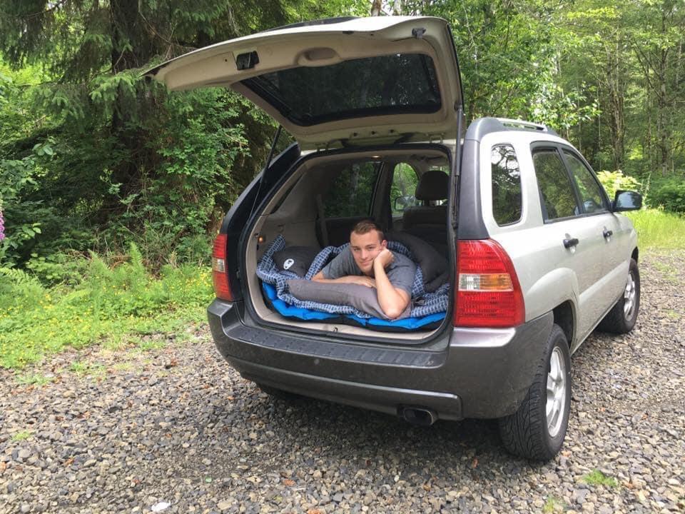 Double V Inflatable Sleeping Pad | Thick, Lightweight, Easy to Inflate, Foldable Air Bed Mattress for Camping & Backpacking customer photo 2