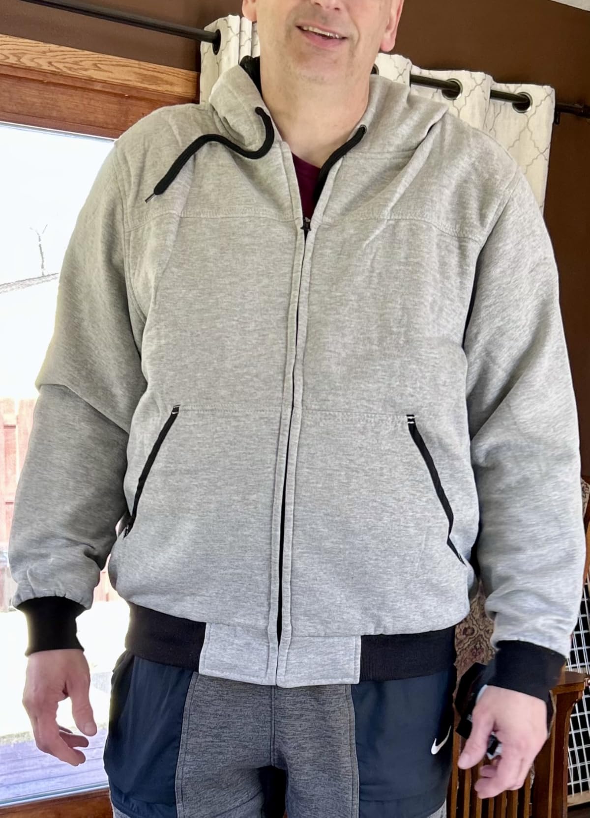 Milwaukee Leather Men's Streetguard Riding Hoodie - Aramid Reinforced with CE Shoulder and Elbow Armor customer photo 1