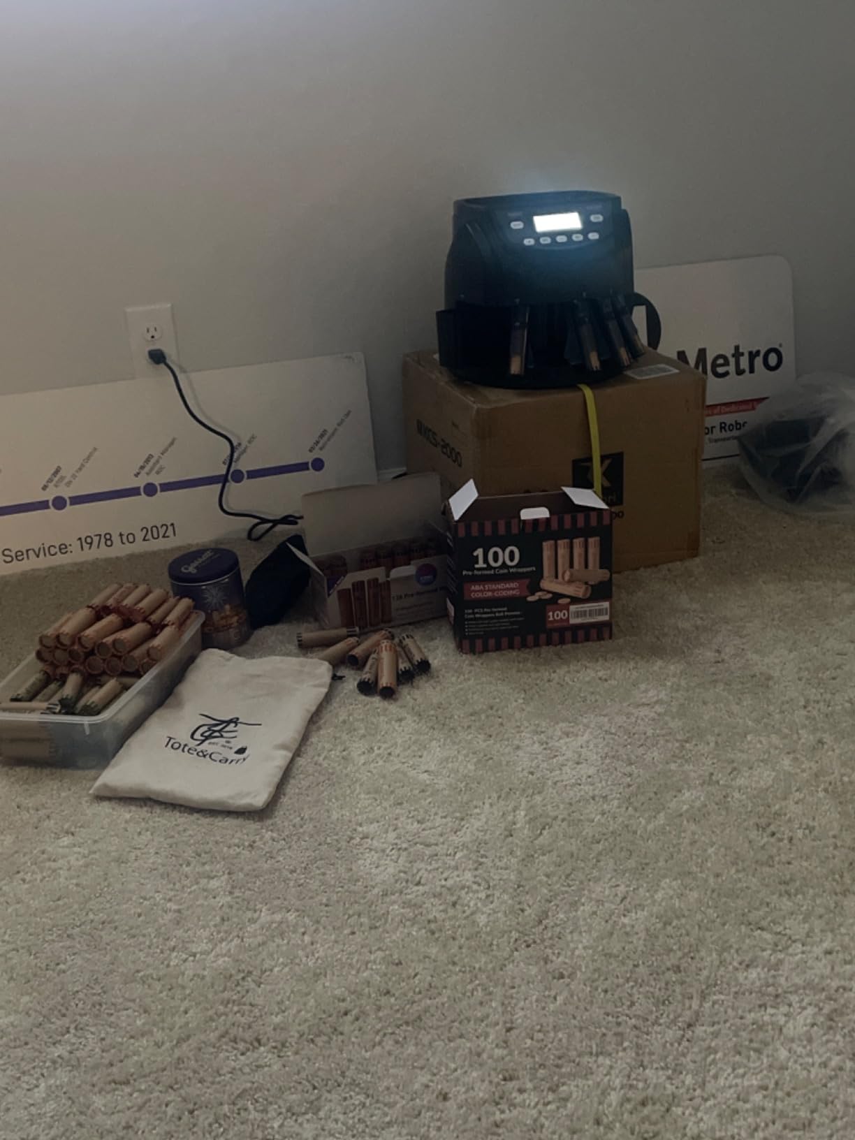 Kolibri KCS-2000 Professional USD Coin Counter Machine, Coin Sorter, Wrapper/Roller | 300 Coins/min, LED Display, Batch Feature | USD Change Counter (USA Tech Support) customer photo 2