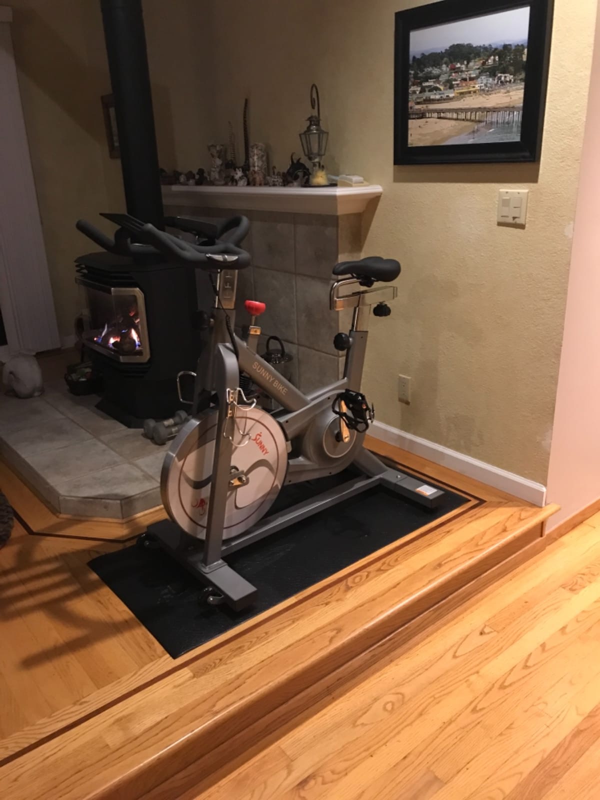 Sunny Health & Fitness Magnetic Exercise Bike for Indoor Cycling customer photo 1