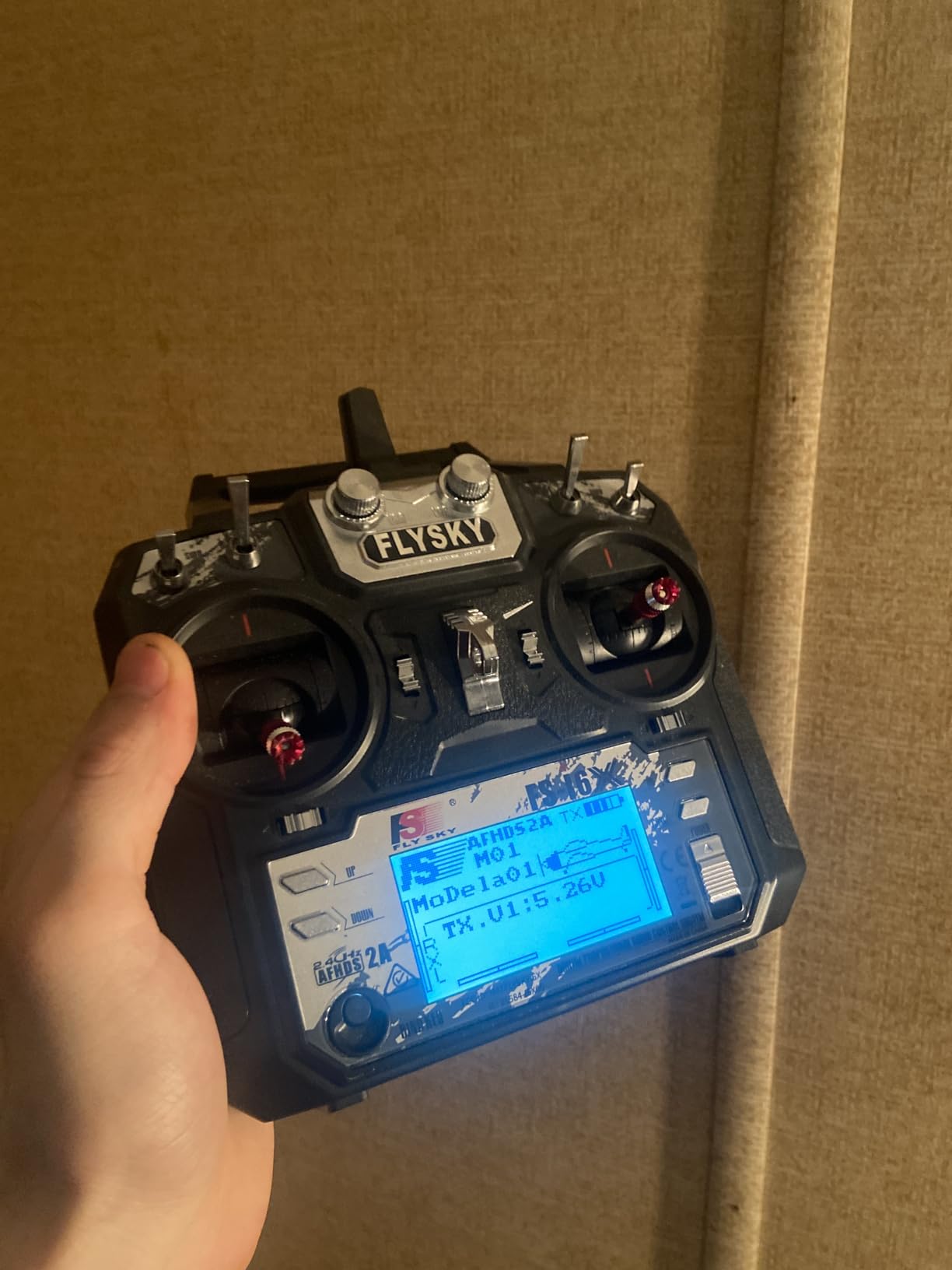 FLYSKY FS-i6X 6-10CH(Def.6) Transmitter and FS-iA6B Receiver for RC Models | 6-10 Channels (default 6) 2.4GHz AFHDS2A Radio System for RC Fixed Wing Quadcopter Car & Boat (Mode_2) customer photo 1