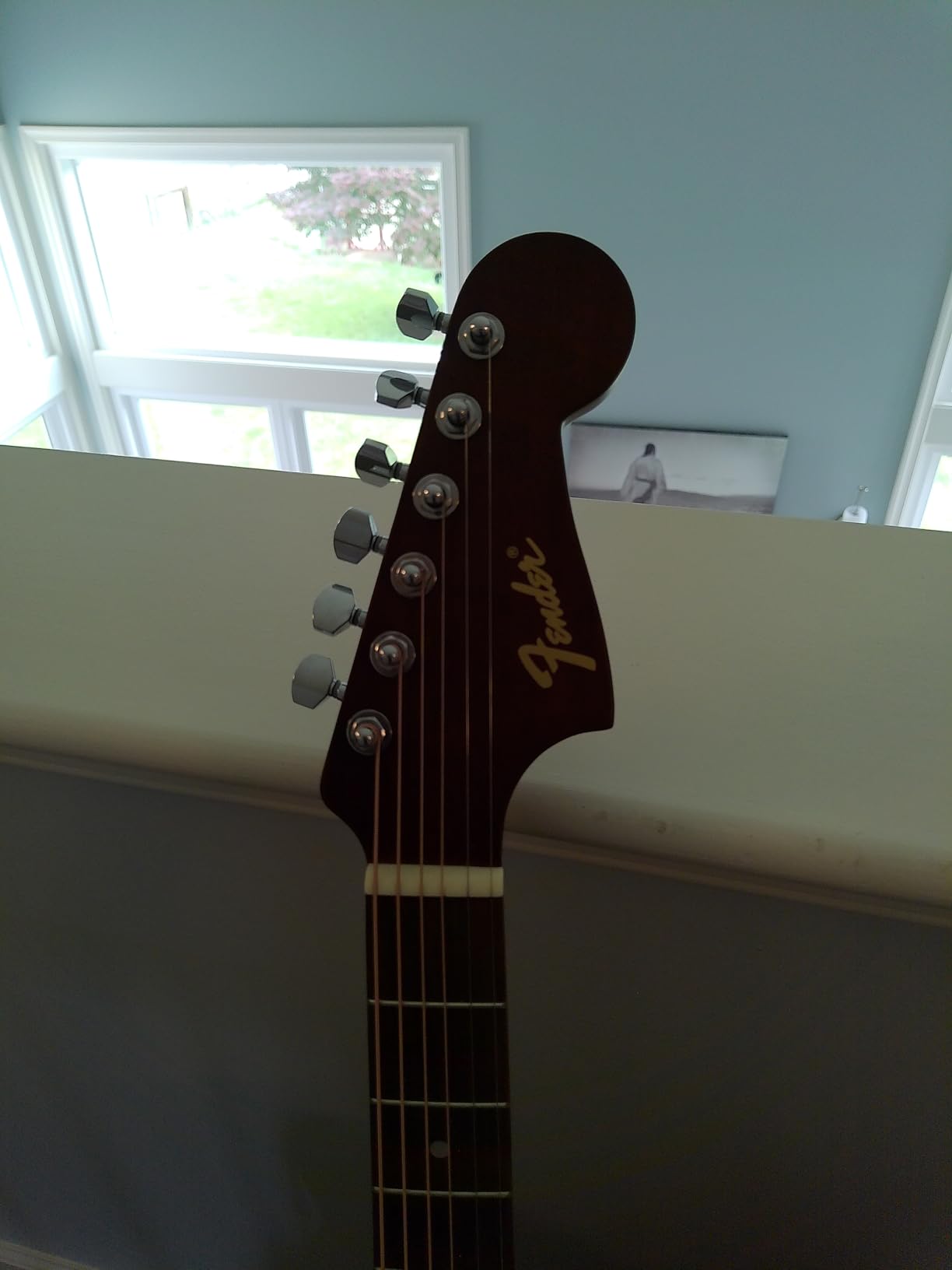 Fender California Debut Redondo Series Acoustic Guitar Starter Kit, Natural | Includes gig bag, stand, tuner, strap, picks, 2-year warranty, California Series dreadnought body, ideal for beginners customer photo 1