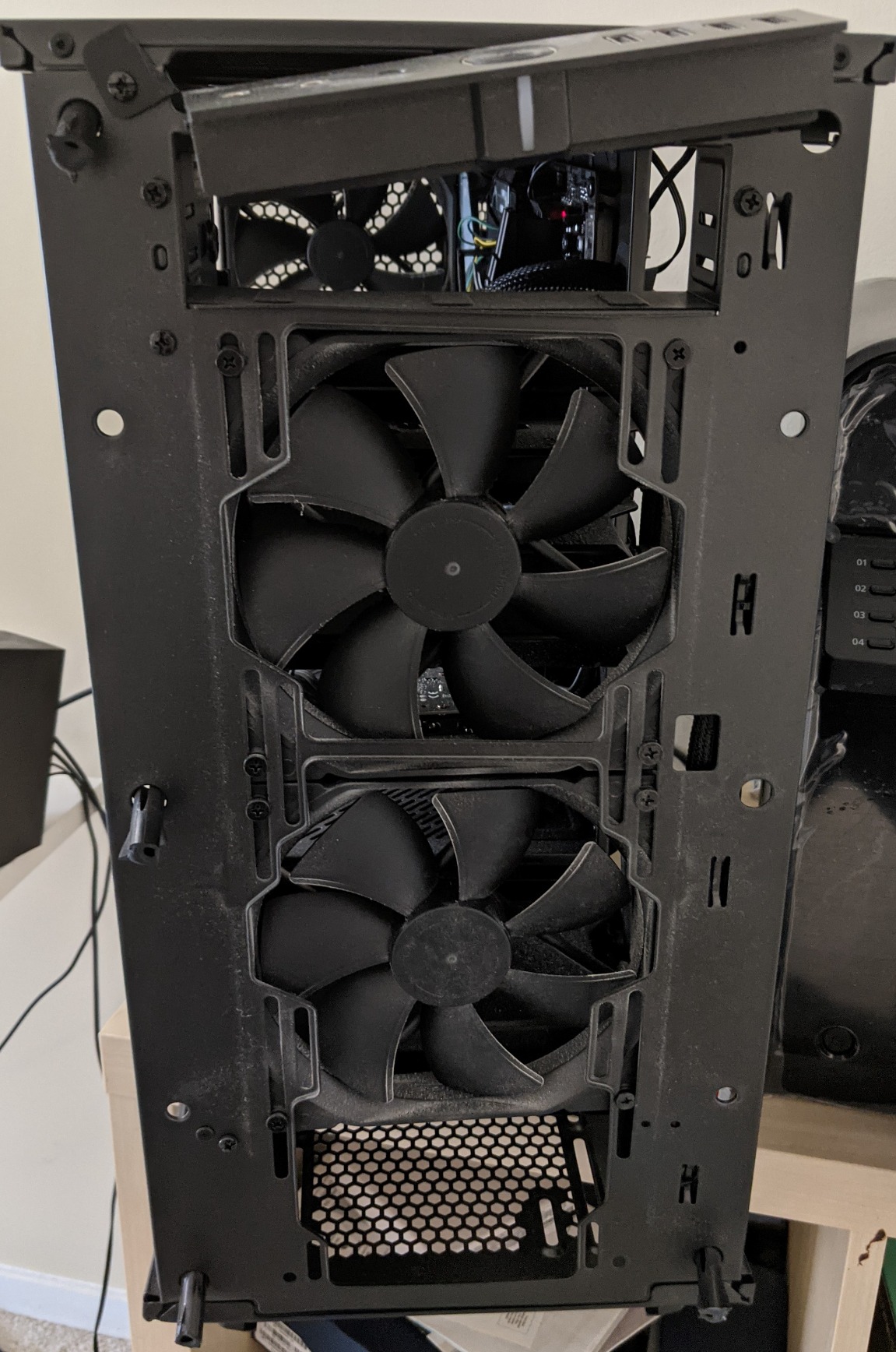 Fractal Design Define 7 Black Brushed Aluminum/Steel E-ATX Silent Modular Dark Tempered Glass Mid Tower Computer Case customer photo 2