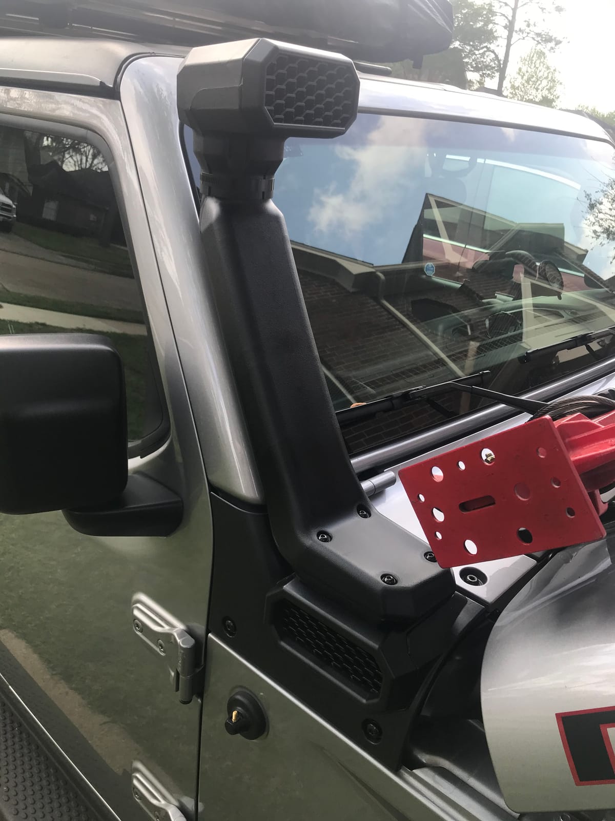 Rugged Ridge AmFib Low/High Mount Snorkel System - Fits 2018-Current Jeep Wrangler JL/JLU & 2020-Current Gladiator JT - Modular Functionality customer photo 1