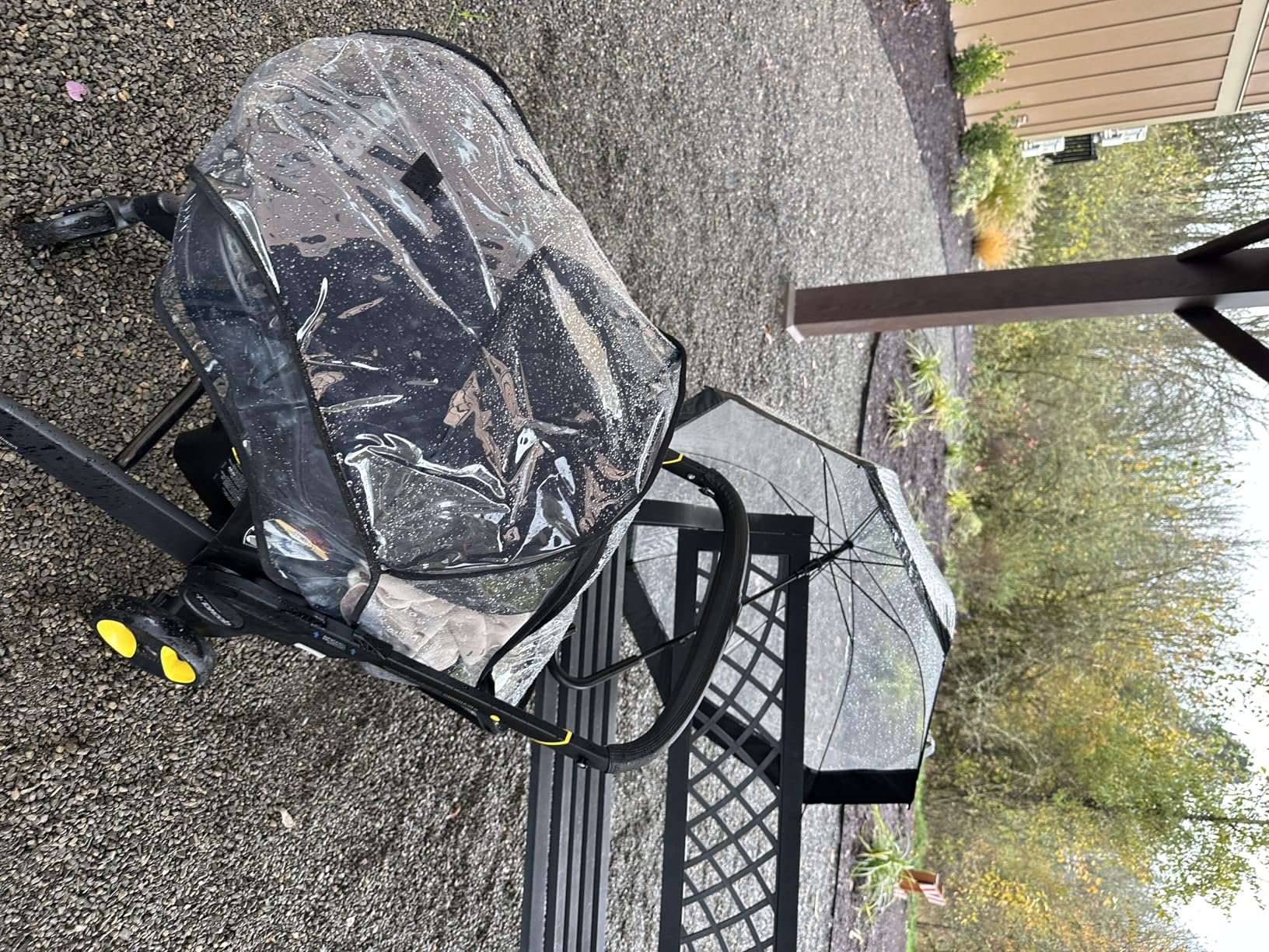 Premium Rain Cover, Compatible with Doona Infant Car Seat Stroller (Regular) customer photo 2