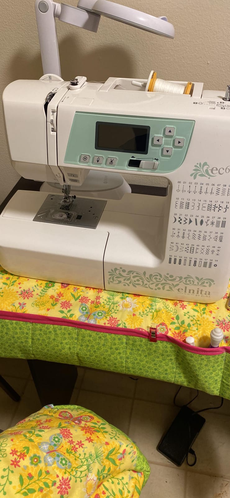 Elnita ec60 Computerized All Around Sewing Machine for Sewing and Quilting with 60 Built-in Stitches, Thread Cutter, Needle Threader, and Locking Stitch Buttons for Home customer photo 1