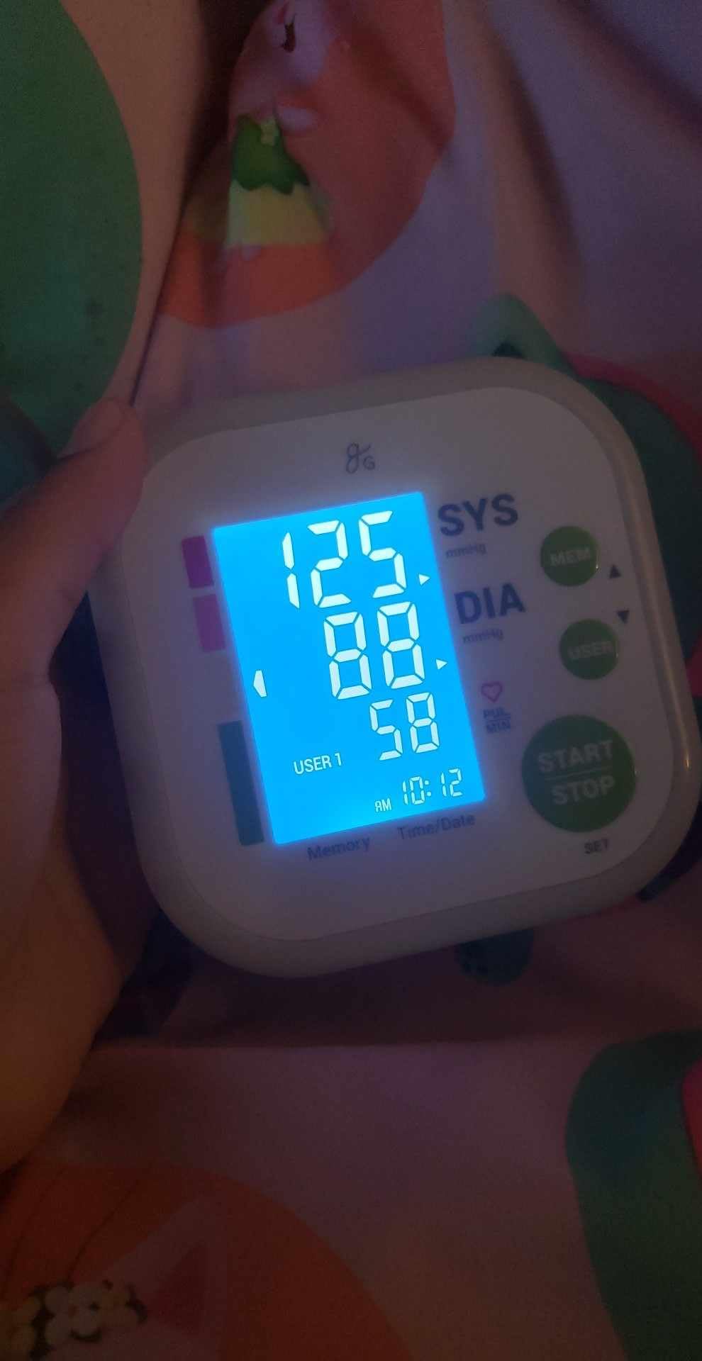 Digital Upper Arm Blood Pressure Monitor by Greater Goods with Cuff, Bag, Batteries - Measures BP & Pulse customer photo 1