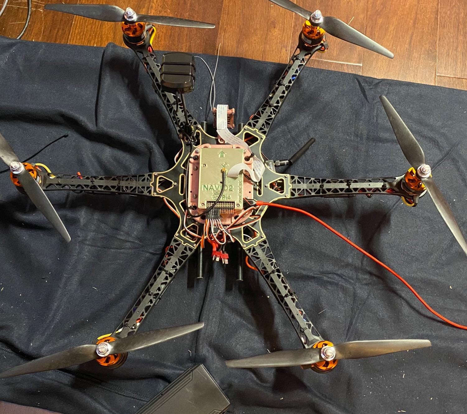 S550 Hexacopter Frame Kit 6-Axis Drone Flame | With Carbon Fiber Landing Gear customer photo 1