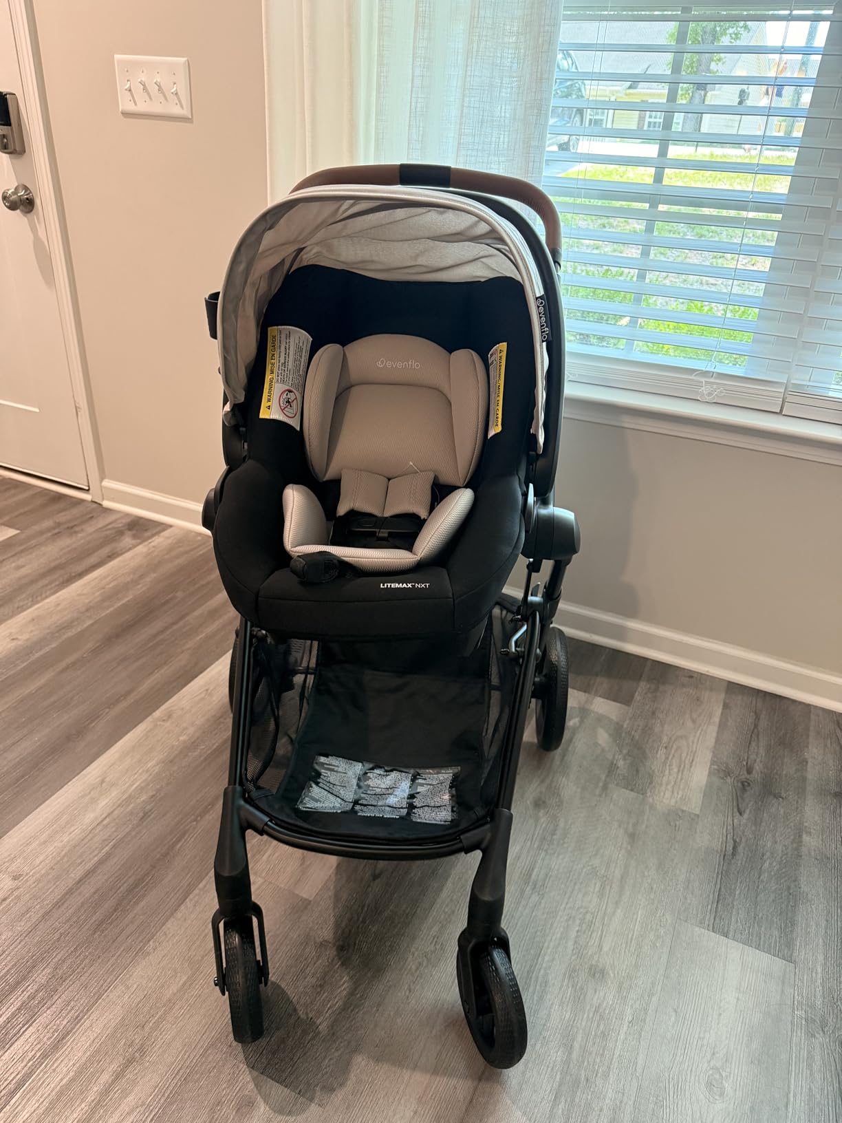 Pivot NXT Travel System with LiteMax NXT Preemie and Infant Car Seat | 6 Modes of Use, Rear-Facing Lightweight Car Seat for Infants & Preemie 3-30 lbs, Stroller up to 50 lbs (Latte Tan) customer photo 2
