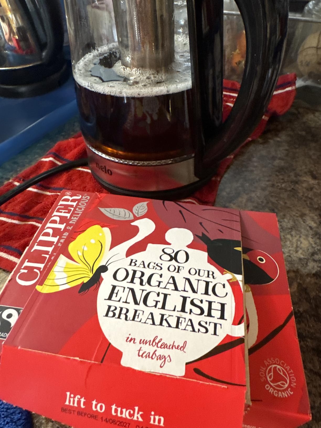 Clipper Tea, Organic English Breakfast Tea, 80 Tea Bags customer photo 2