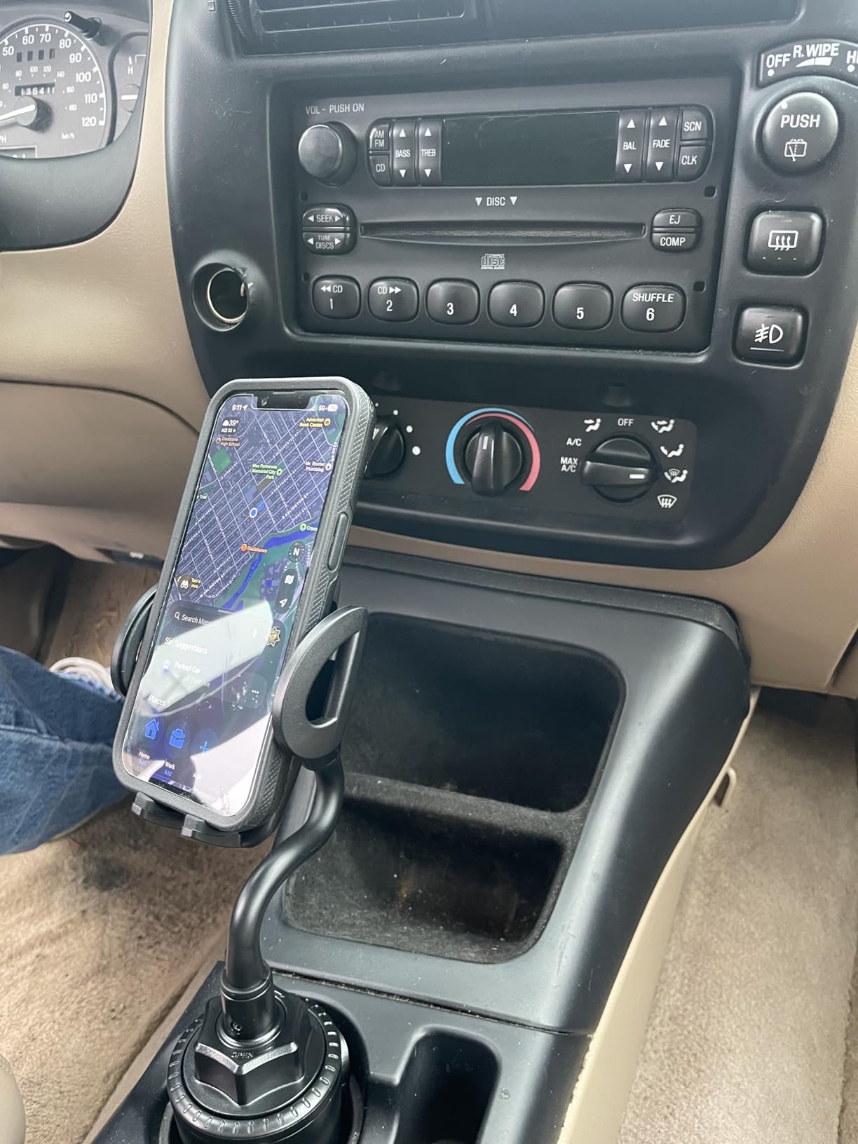 Phone Holders for Your Car, Adjustable Gooseneck Cup Car Phone Holder | 360 Degree Rotation, Super Stable, One Button Release Universal Cup Car Holder Phone Mount for iPhone, Samsung and All Smartphones customer photo 1