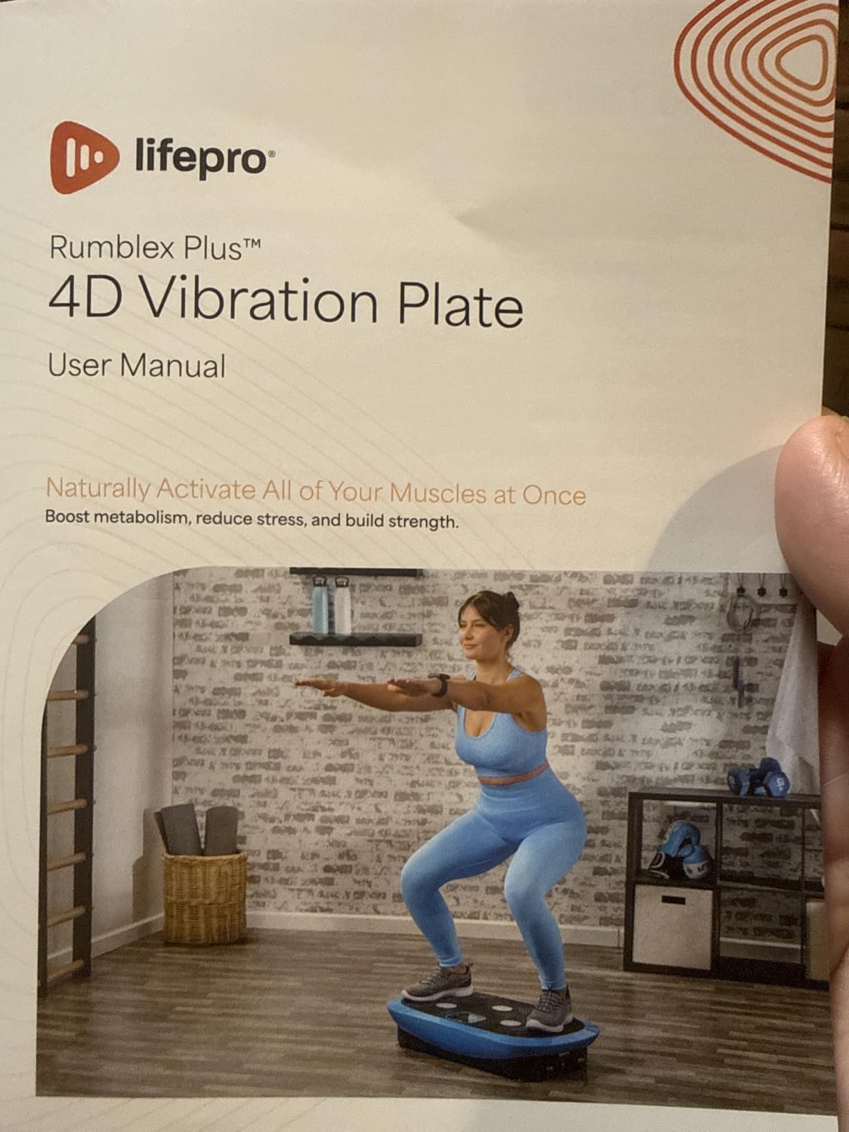 Lifepro Rumblex Plus/Pro 4D Vibration Plate Exercise Machine with 60 Speeds | 3 Motors, 7 Training Modes, Bluetooth Speaker, Wristband Remote customer photo 1