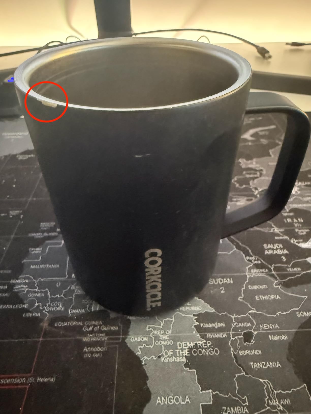 Corkcicle Classic Coffee Mug - Triple Insulated Stainless Steel for Travel - Shatter-Proof Lid - Easy Grip - Keeps Drink Hot Over 3 Hours - 16 oz - Black customer photo 2
