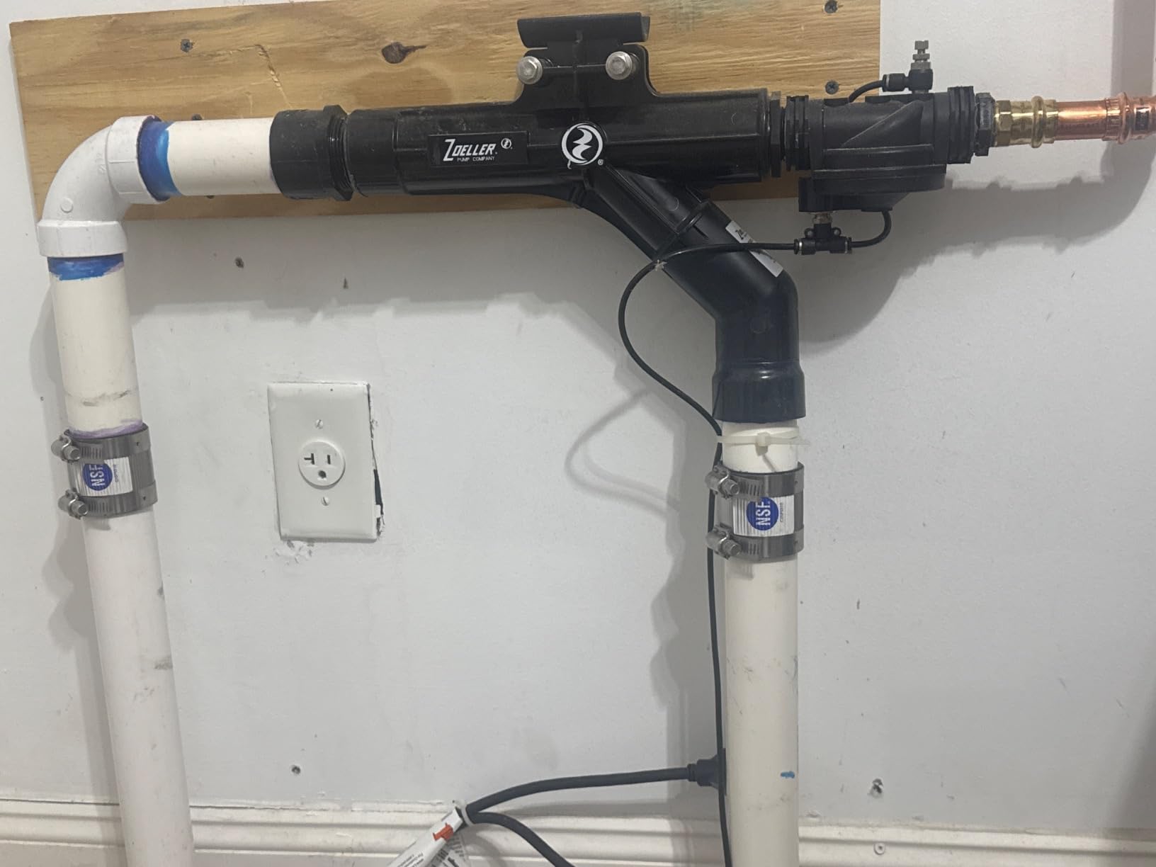 Zoeller 540 FLEX Water-Powered Backup Sump Pump System - No Battery or Electricity Required - Installs Horizontally or Vertically - Works During Sump Pump Failure customer photo 1
