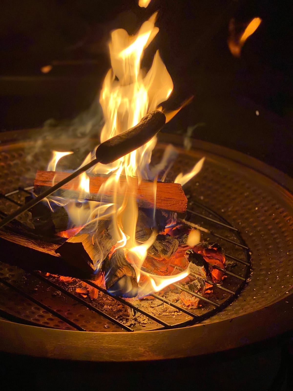 Sunnydaze 29-Inch Elevated Wood-Burning Fire Pit Bowl with Stand | Steel Construction, Includes Spark Screen, Wood Grate, and Poker customer photo 1