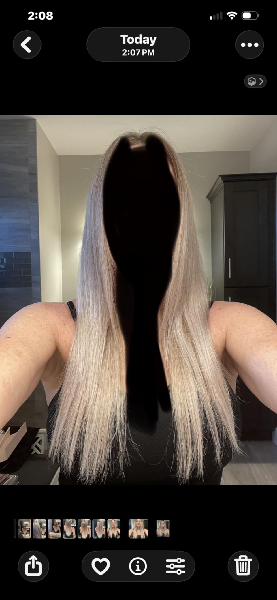 Le Vite Straightening Brush | Heated Hair Tool for Smoother, Frizz-Controlled Look | Dual-Voltage Hot Brush Straightener for Effortless Styling & Shine | Ceramic Standard Size (Blush) customer photo 2