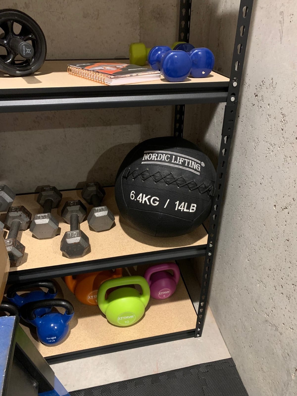 Nordic Lifting Wall Ball for Gym, Cross-Training, & Fitness Race - Strength Training Medicine Ball for Fitness Racing, Competition Prep, Endurance Workouts, Squat Throws & Wall Ball Shots customer photo 1