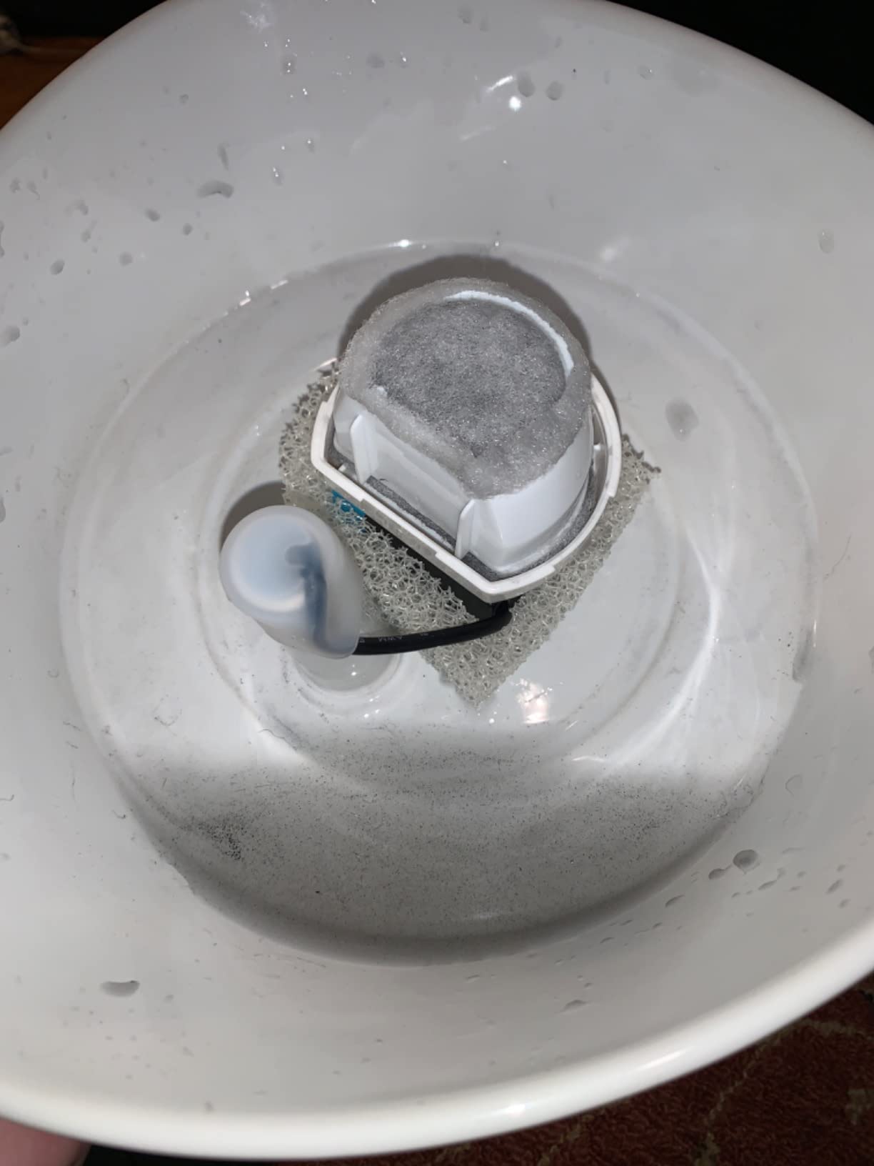 PetSafe Creekside Ceramic Pet Fountain - for Cats and Small Dogs - 60 Oz Water Capacity - Whisper-Quiet Water Flow - Great for Shy or Timid Pets - Fresh, Filtered Water customer photo 2