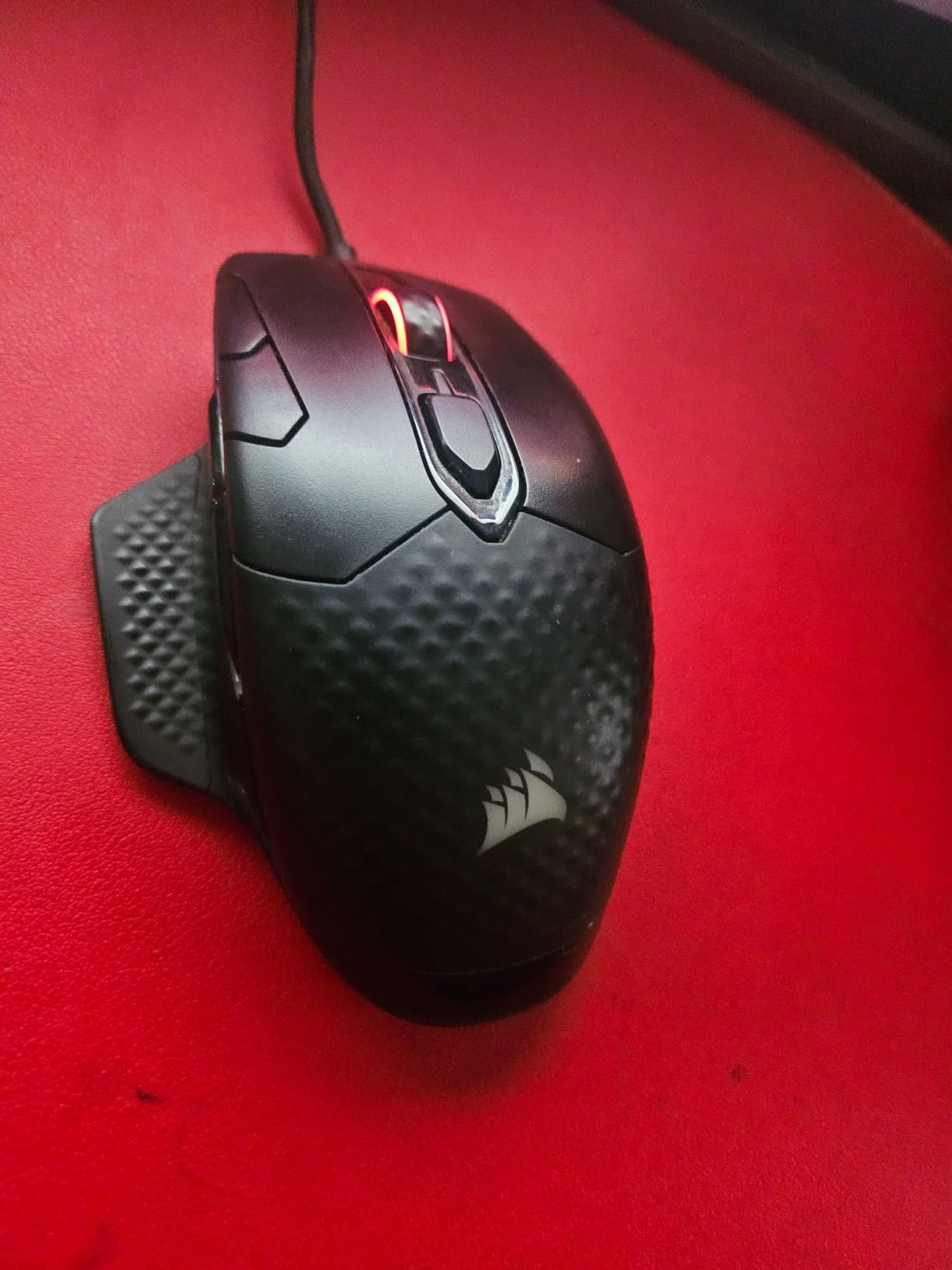 Corsair Dark Core RGB Pro SE, Wireless FPS/MOBA Gaming Mouse with SLIPSTREAM Technology, Black, Backlit RGB LED, 18000 DPI, Optical, Qi Wireless Charging Certified (Renewed) customer photo 2