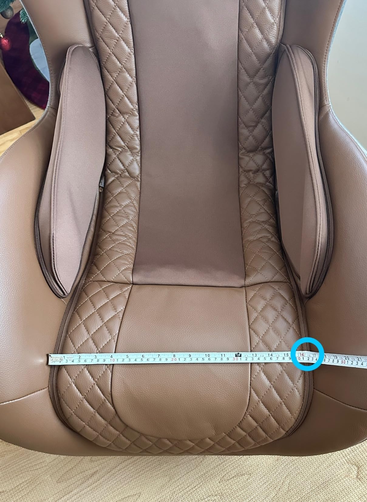 NOUHAUS Heated Classic Massage Chair Full Body and Spot Massaging Recliner with Ottoman, Bluetooth Speaker, in-Chair Charger customer photo 1