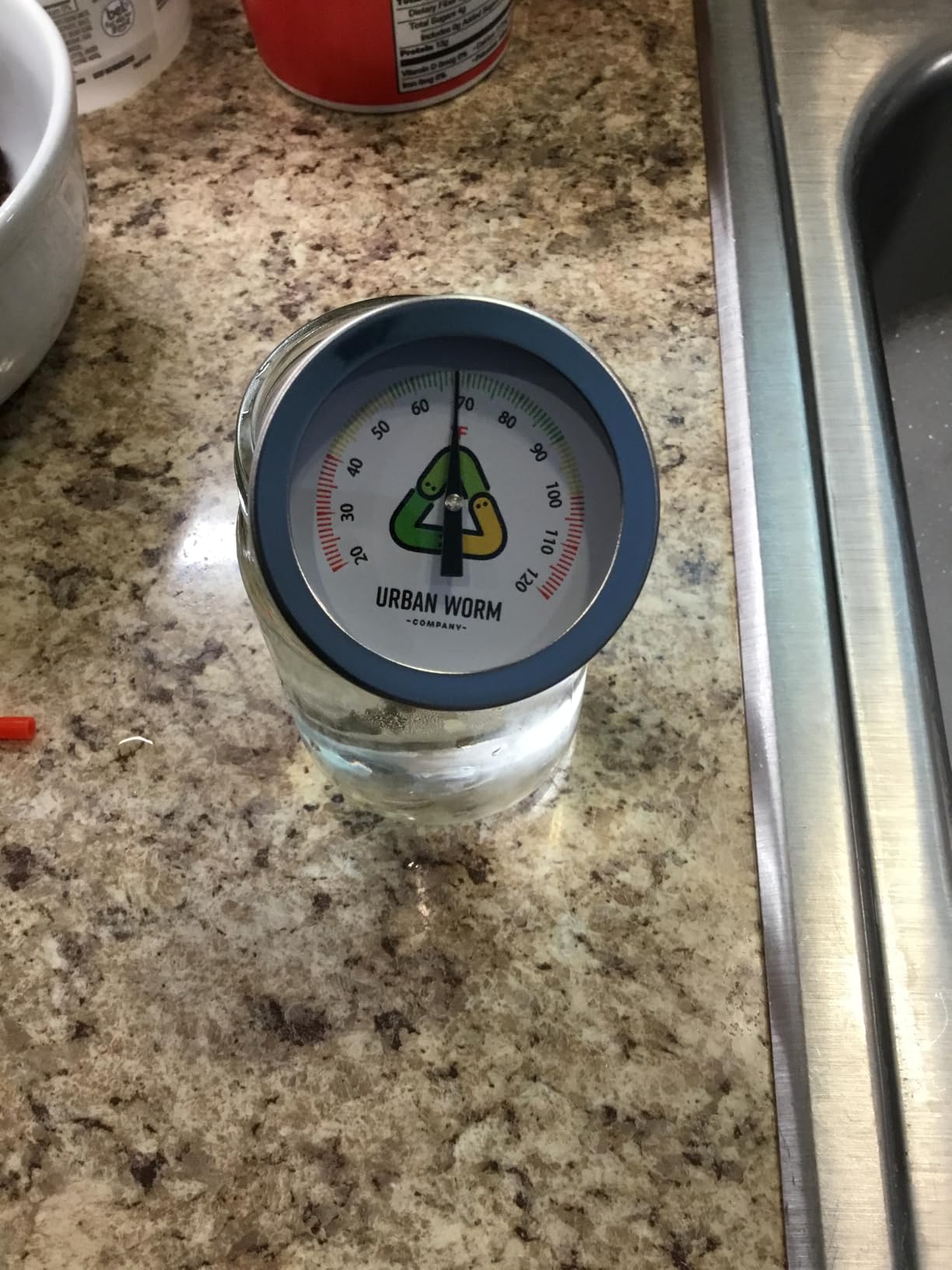 Urban Worm Soil Thermometer - 5-in Stainless Steel Stem - Perfect for Gardening & Worm Bin customer photo 1