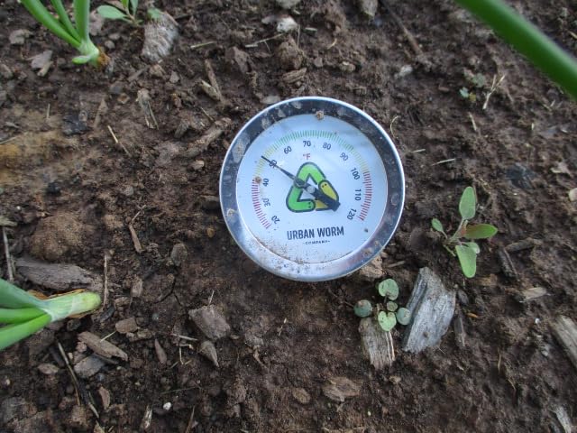 Urban Worm Soil Thermometer - 5-in Stainless Steel Stem - Perfect for Gardening & Worm Bin customer photo 2