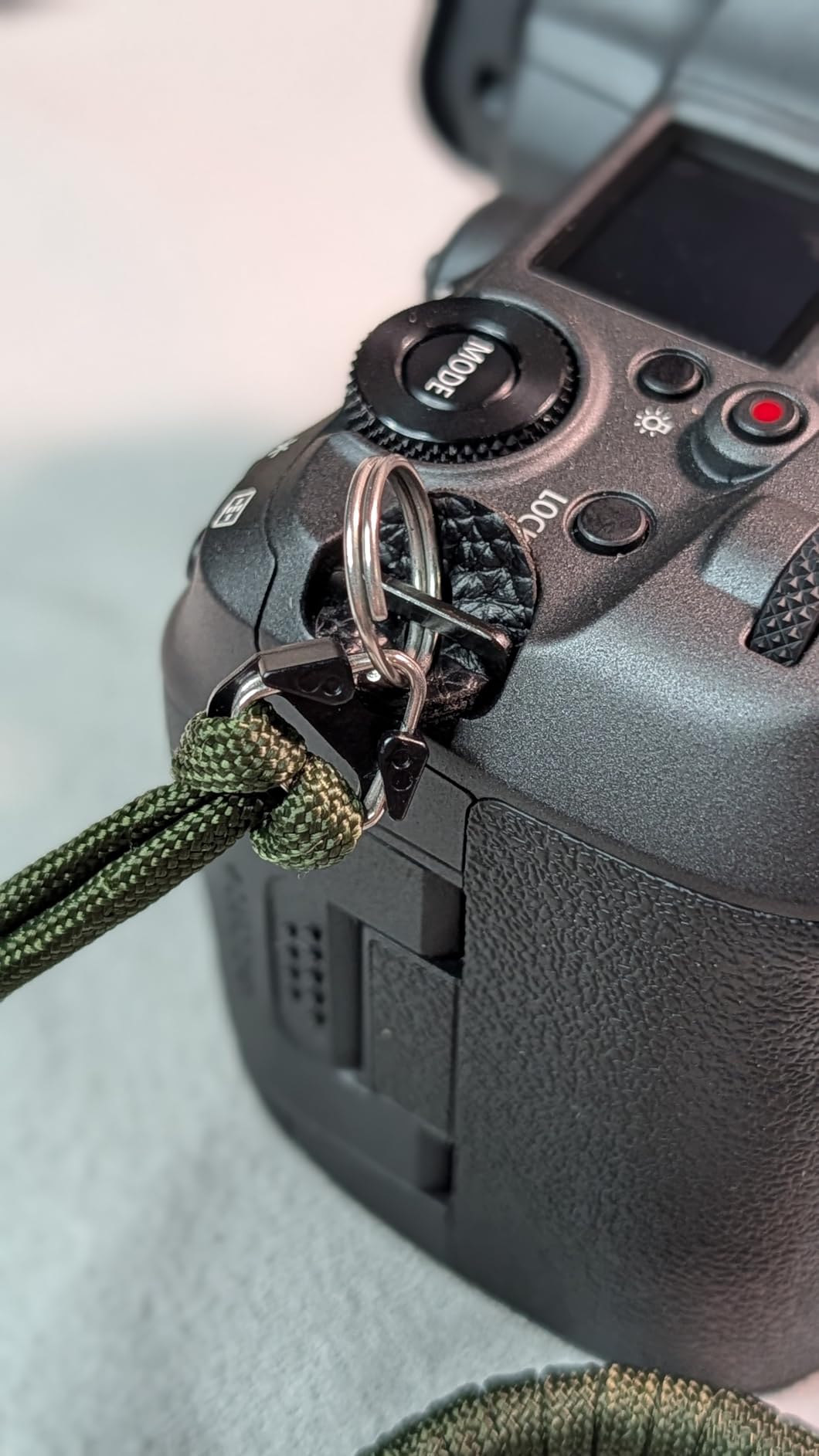 Camera Wrist Strap - DSLR Mirrorless Camera Quick Release Camera Hand Strap | with Safer Connector (Black) customer photo 1
