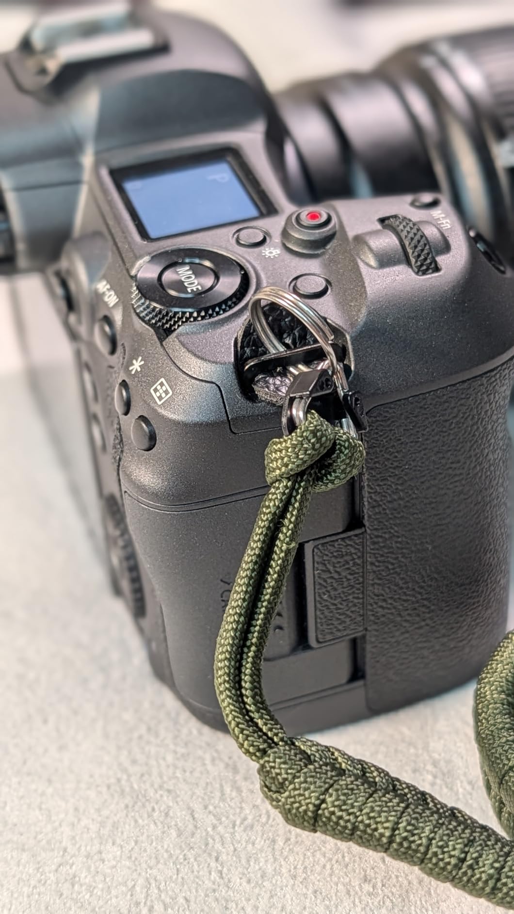 Camera Wrist Strap - DSLR Mirrorless Camera Quick Release Camera Hand Strap | with Safer Connector (Black) customer photo 2