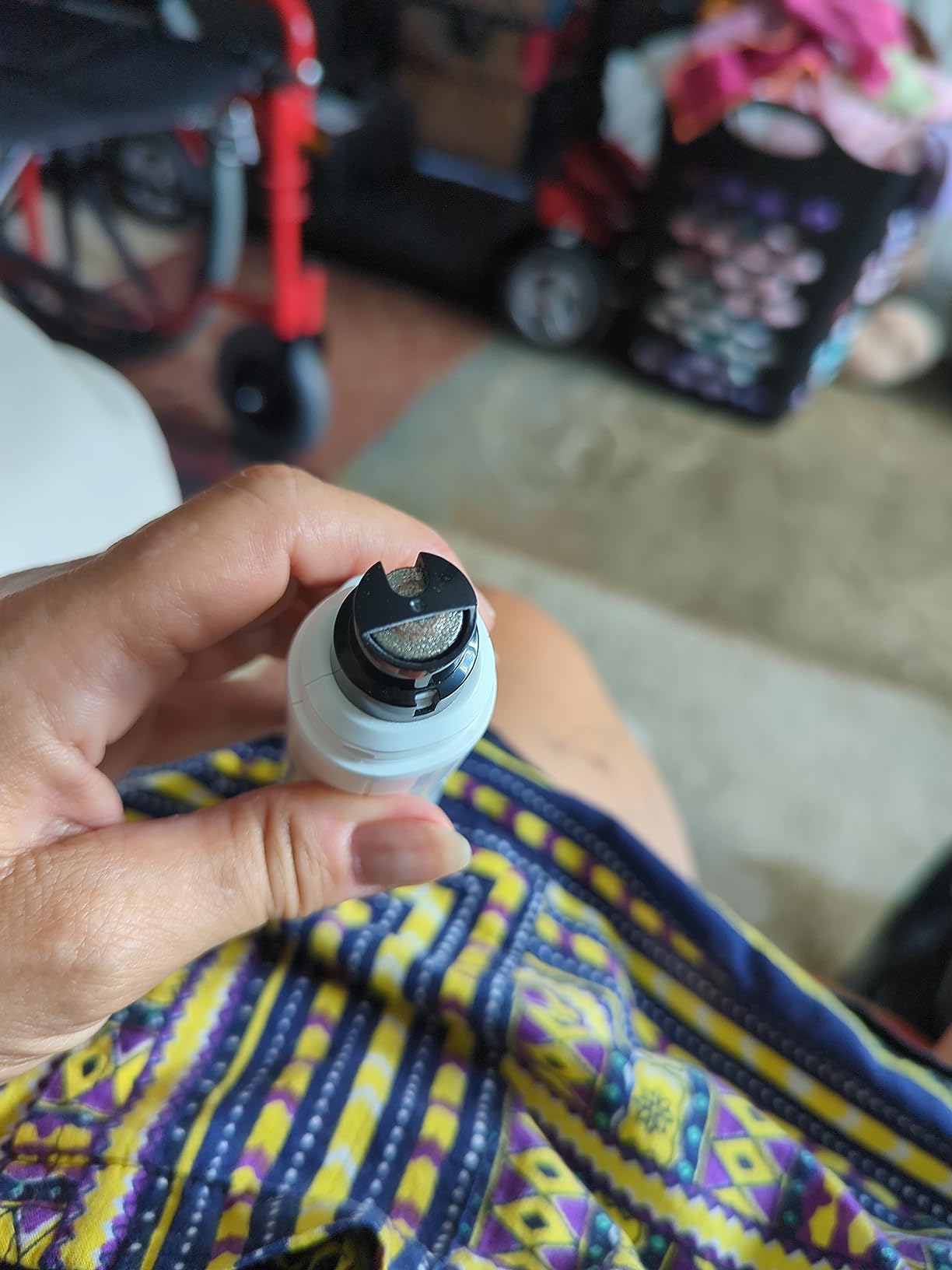 Dog Nail Grinder with LED Light - Upgraded 2-Speed Electric Pet Nail Trimmer Powerful Painless Paws Grooming & Smoothing for Small Medium Large Dogs & Cats (Dark Blue) customer photo 1