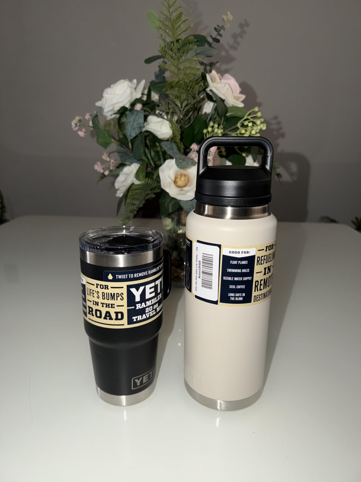 YETI Rambler 20 oz Travel Mug, Stainless Steel, Vacuum Insulated with Stronghold Lid customer photo 2