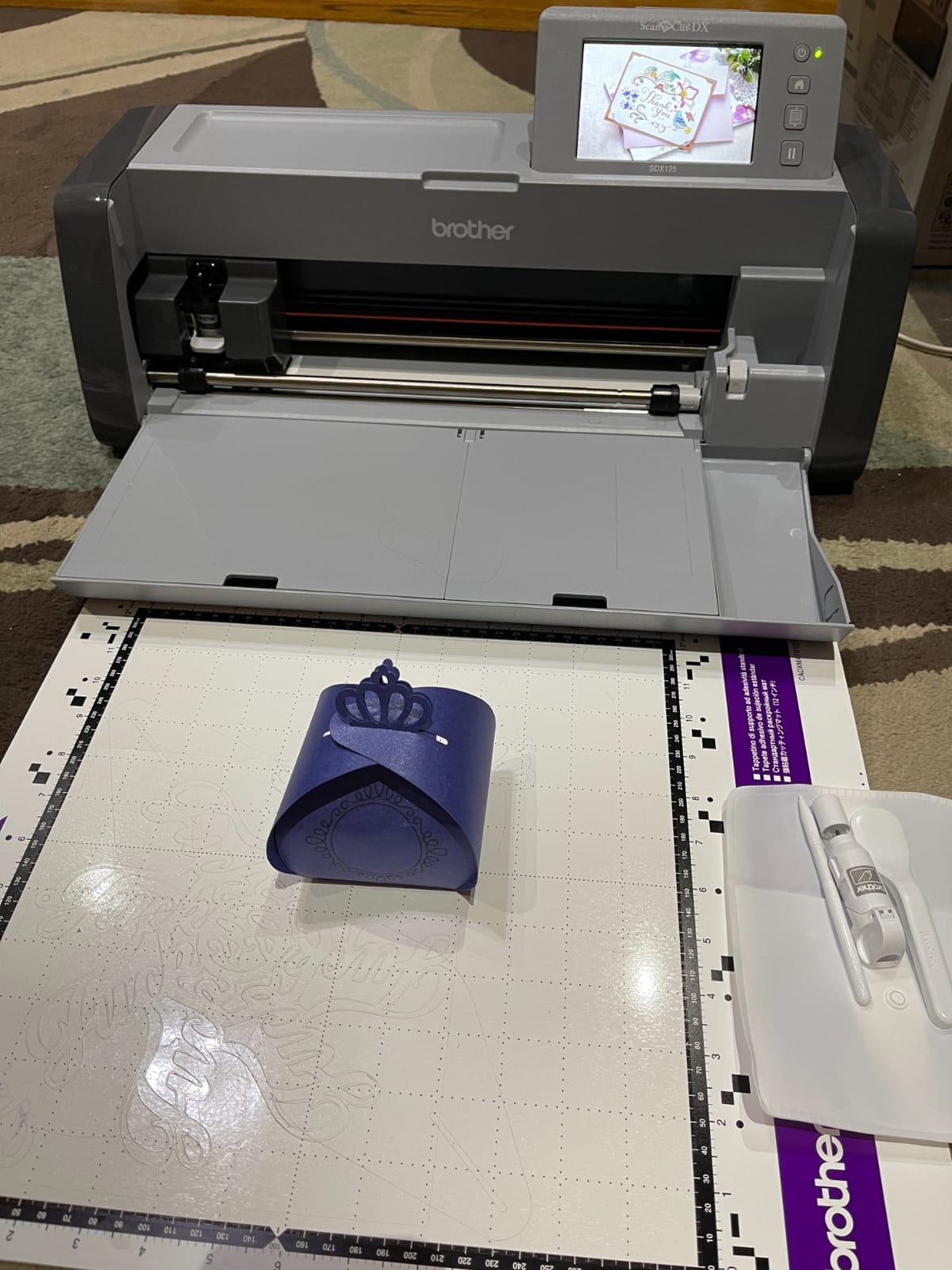 Brother SDX125EGY ScanNCut Electronic Cutting Machine Grey customer photo 2