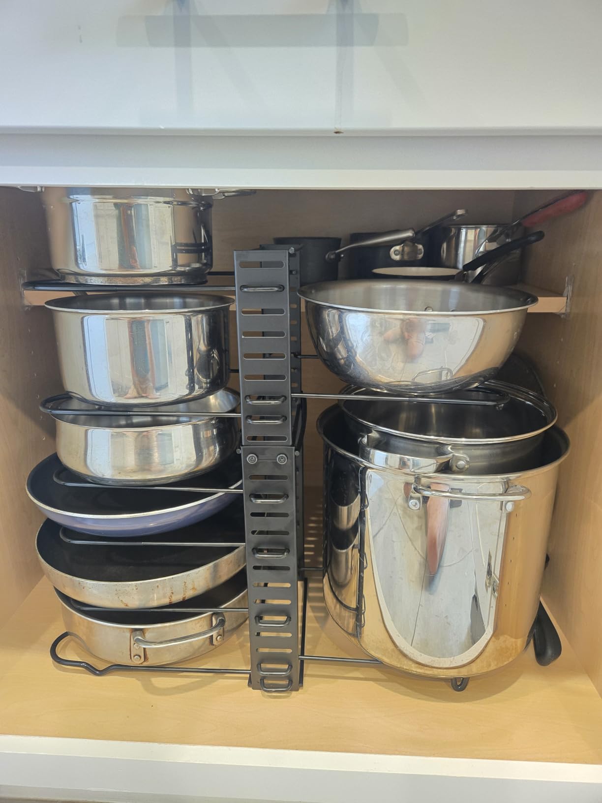 ORDORA Pots and Pans Organizer Under Cabinet 16.6