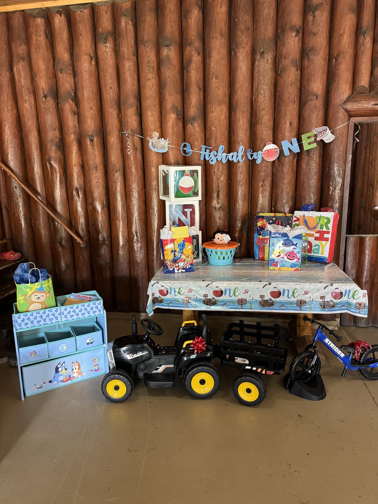 Costzon Ride on Tractor with Detachable Trailer, Kids' Electric Vehicles w/3-Gear-Shift Ground Loader, Wireless Design & USB, 7 LED Headlights, Remote Control Tractor Toy for Kids 3+ (12V, Green) customer photo 2