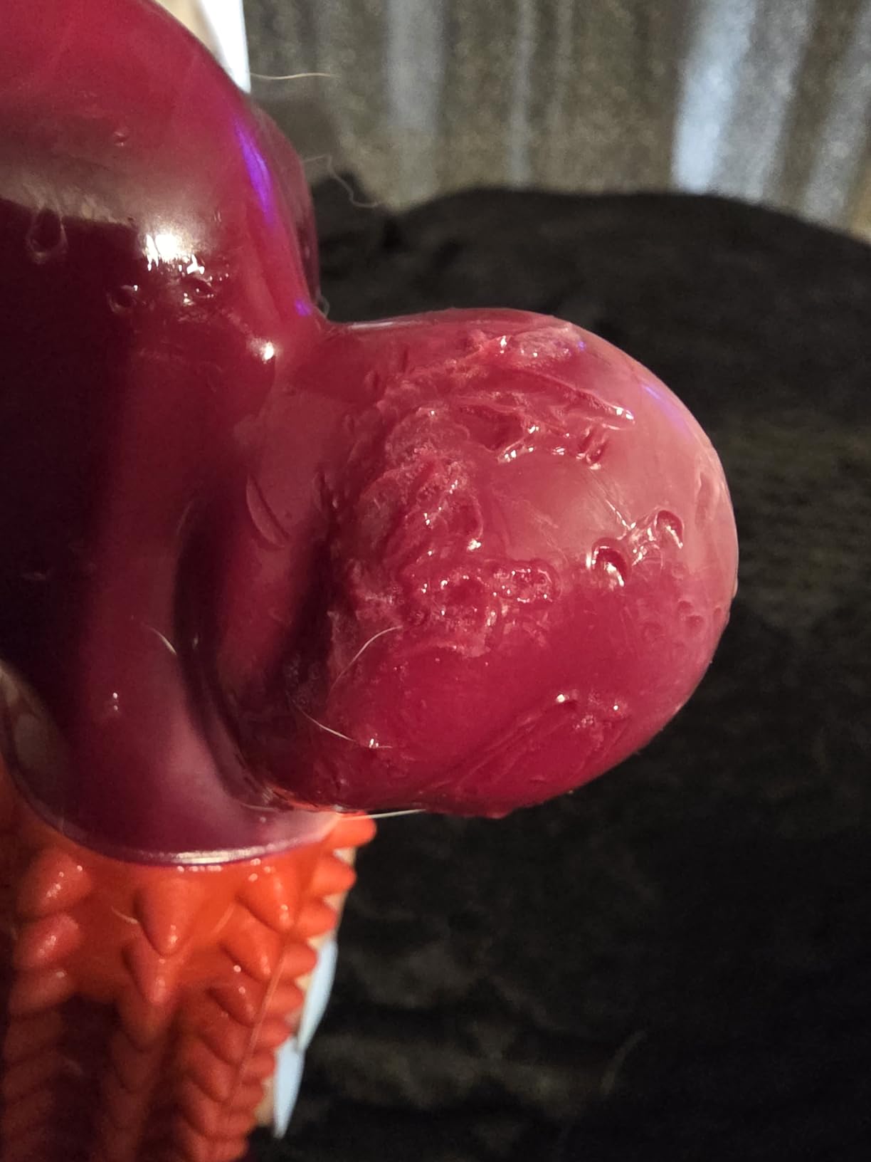 Tough Dog Toys for Aggressive Chewers: Beef Flavored Long Lasting Dog Bones for Large Dogs, Indestructible Dog Chew Toys to Keep Them Busy, Large Dog Toys for Medium & Large Breed, Red customer photo 1
