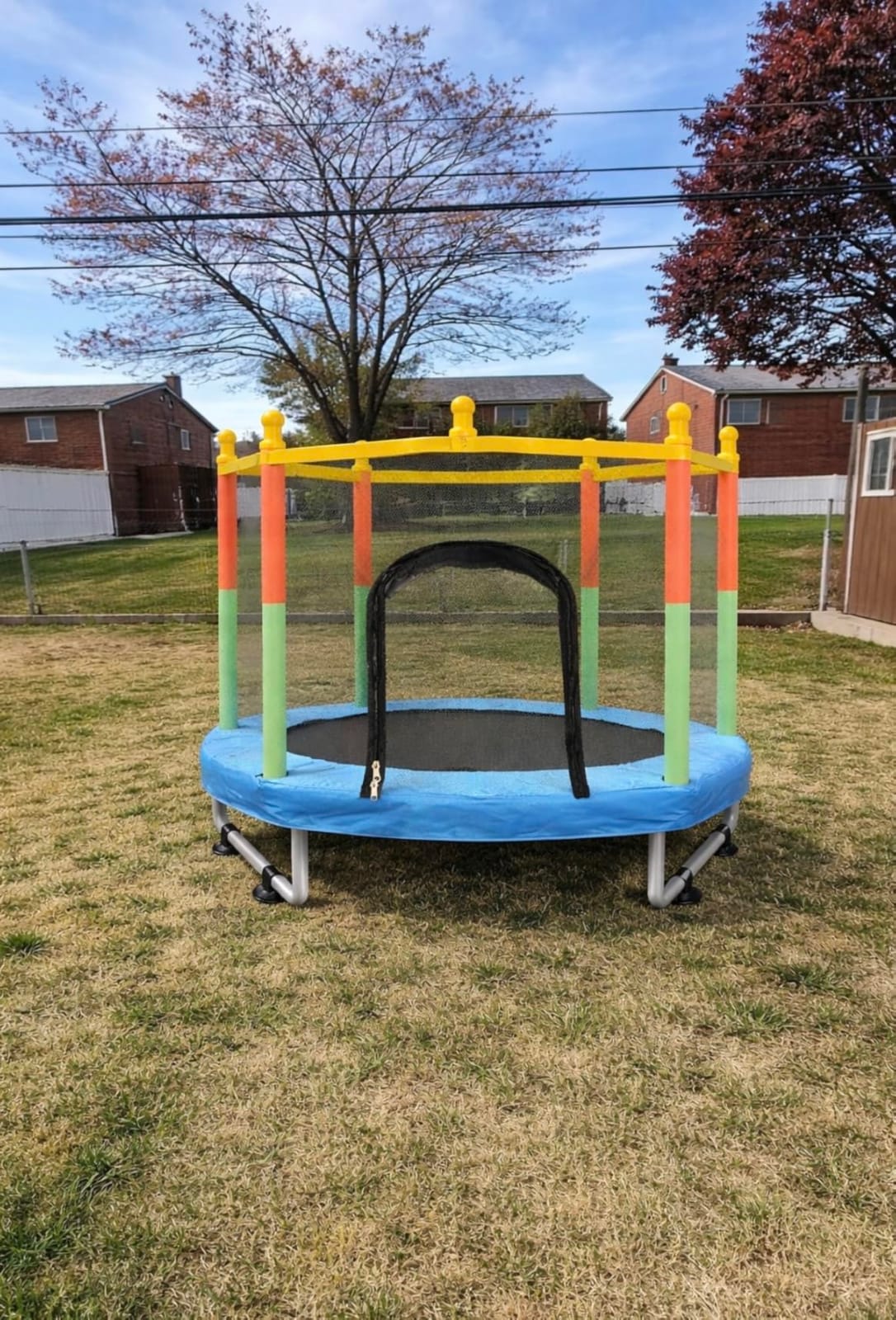 Toddler Trampoline for Kids Ages 1-8, 55'' Small Trampoline Indoor Outdoor customer photo 1