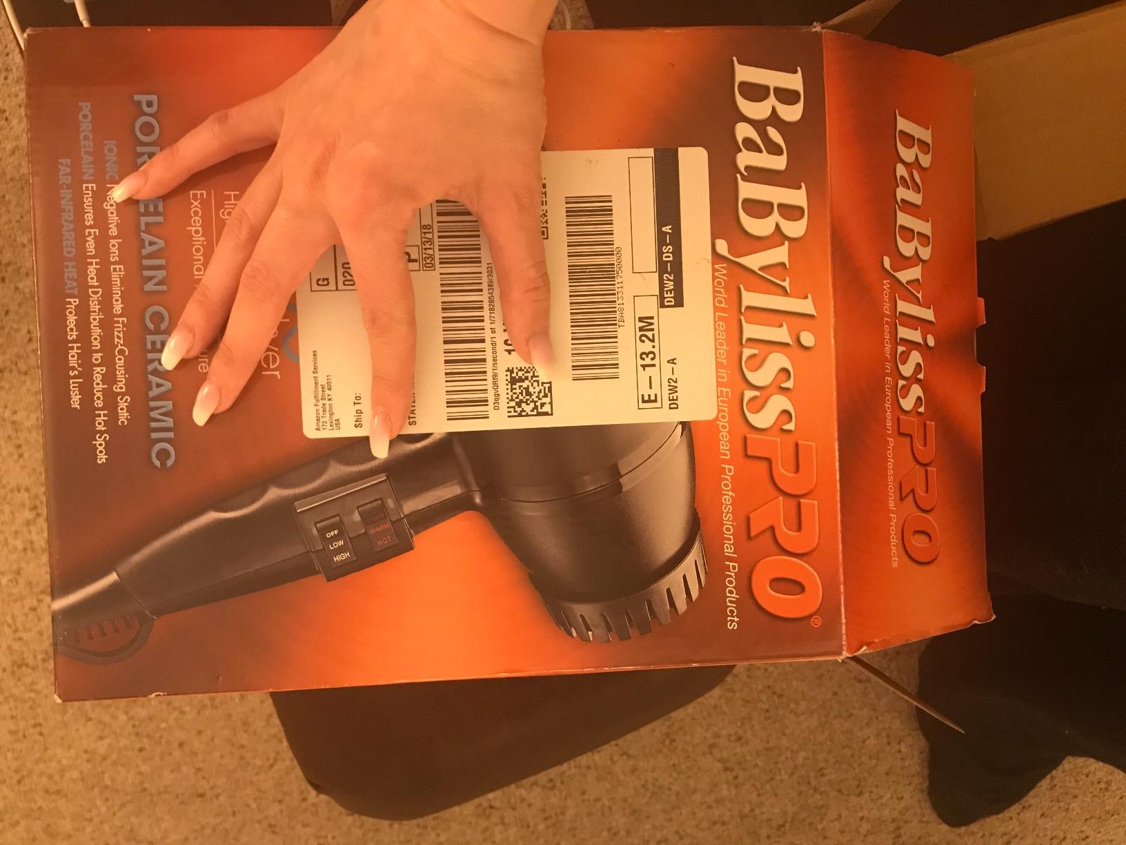 BaBylissPRO Porcelain Ceramic 2800 Dryer customer photo 1