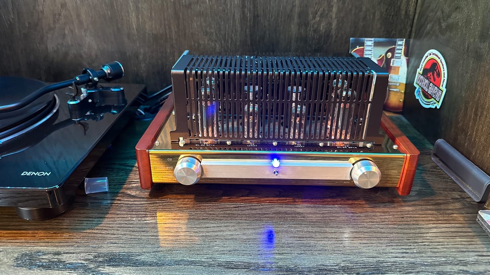 Yaqin MC-84L Stereo Vacuum Tube Push-Pull Integrated Amplifier, Output Power 12Wx2, Tubes 6P14x4pcs 12AX7Bx2pcs, AC 115V or AC 230V customer photo 2