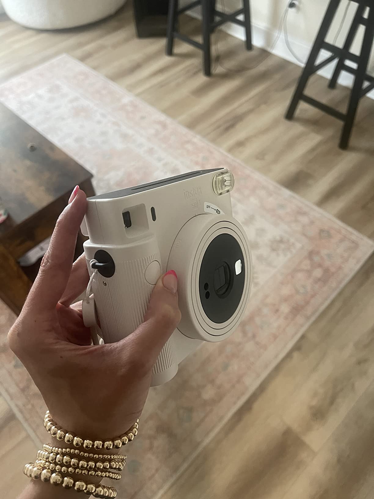Fujifilm Instax Square SQ1 Instant Camera - Chalk White customer photo 2