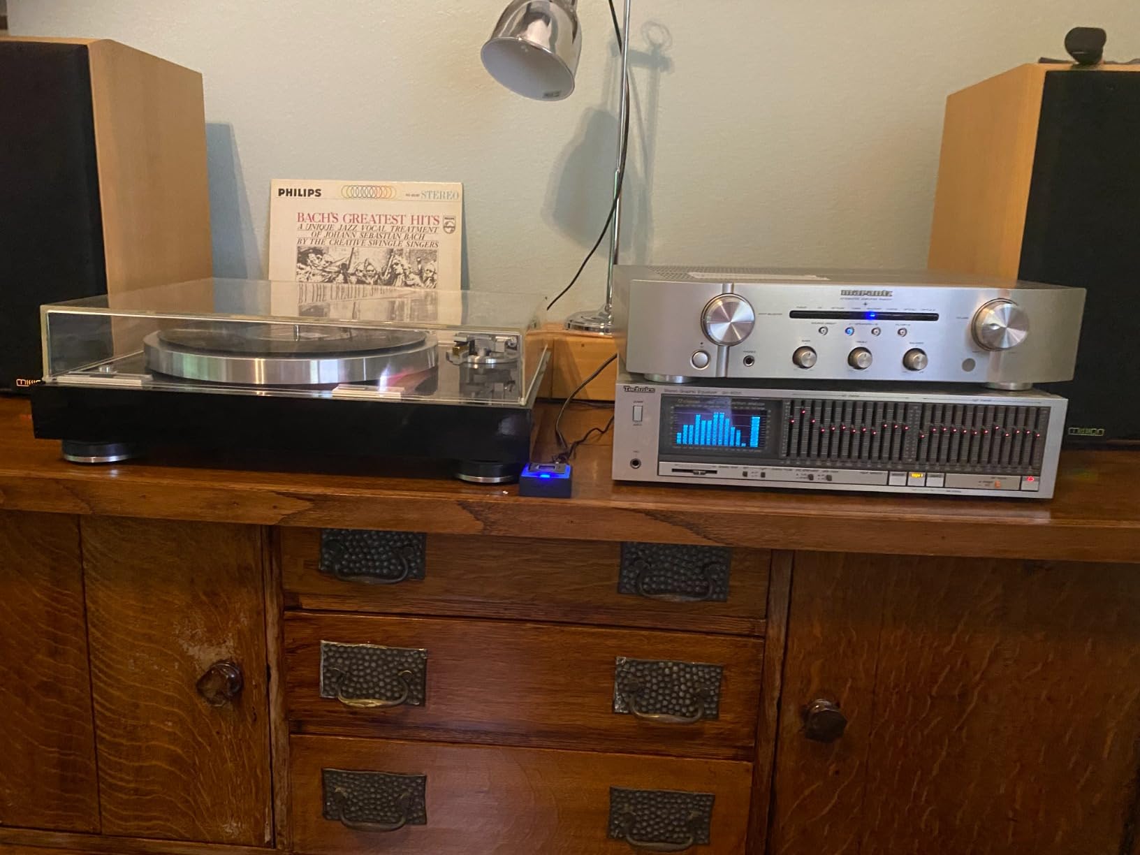 Marantz PM6007 Integrated Amplifier with Digital Connectivity, Coaxial & Optical Inputs, 2X 45W, DAC for Digital Input - Black customer photo 1