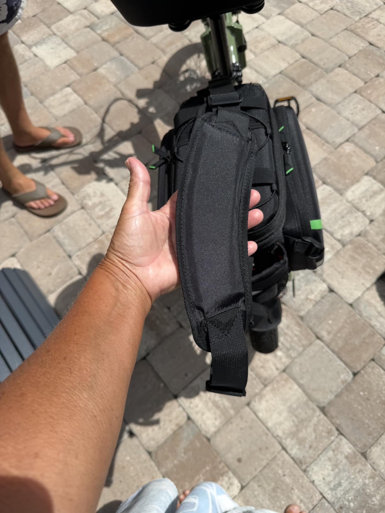 ROCKBROS Bike Trunk Bag 17L-45L Rear Rack Bags for Bicycles Waterproof | Include Rain Cover, Ideal MTB & Road Bike, Compatible with Taillight & Water Bottle customer photo 2