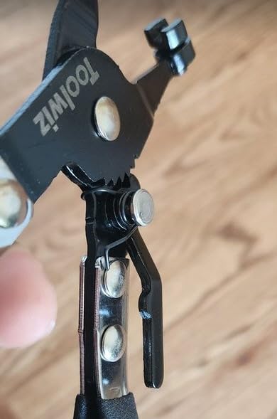 Hose Clamp Pliers Heavy Duty, Hose Clamp Tool with Locking Device | Black Non-Slip Handle, Removal and Installation Tool for Ring-Type and Flat-Band Hose Clamps customer photo 1
