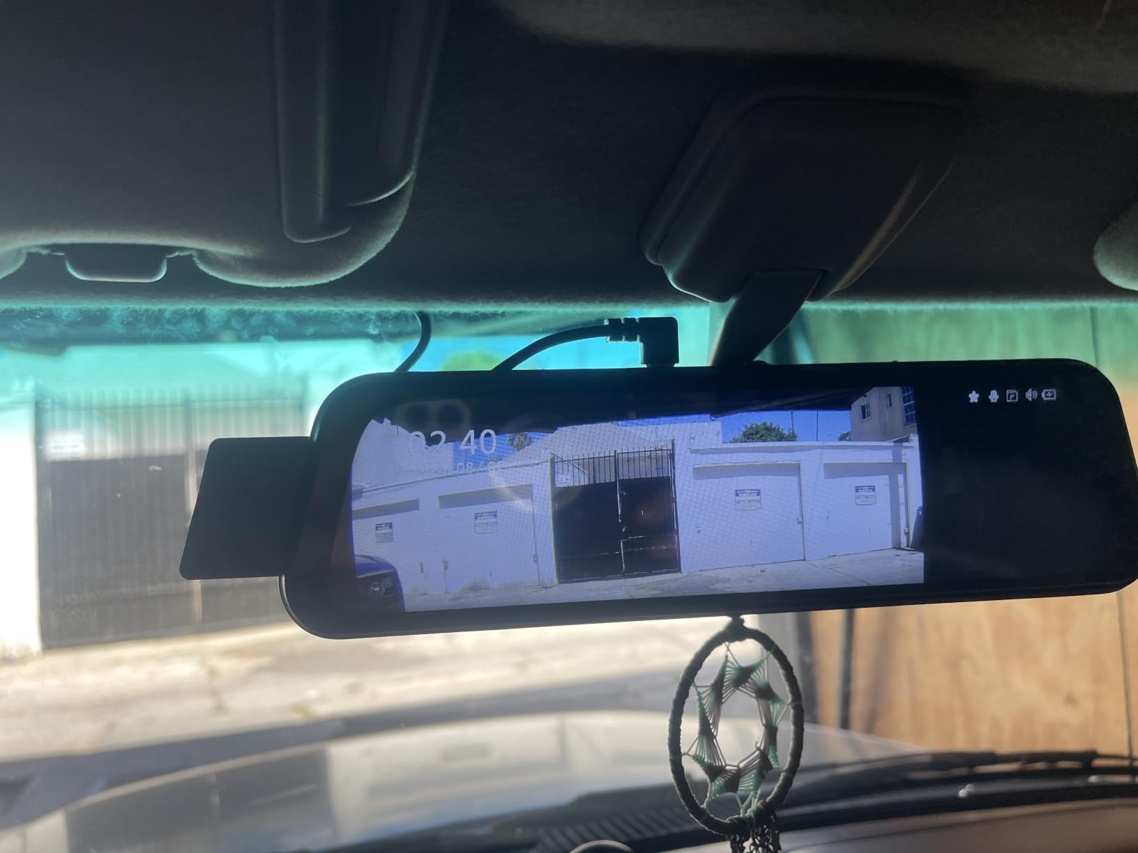 10'' Mirror Dash Cam Front and Rear View Mirror Camera Night Vision for Car customer photo 1